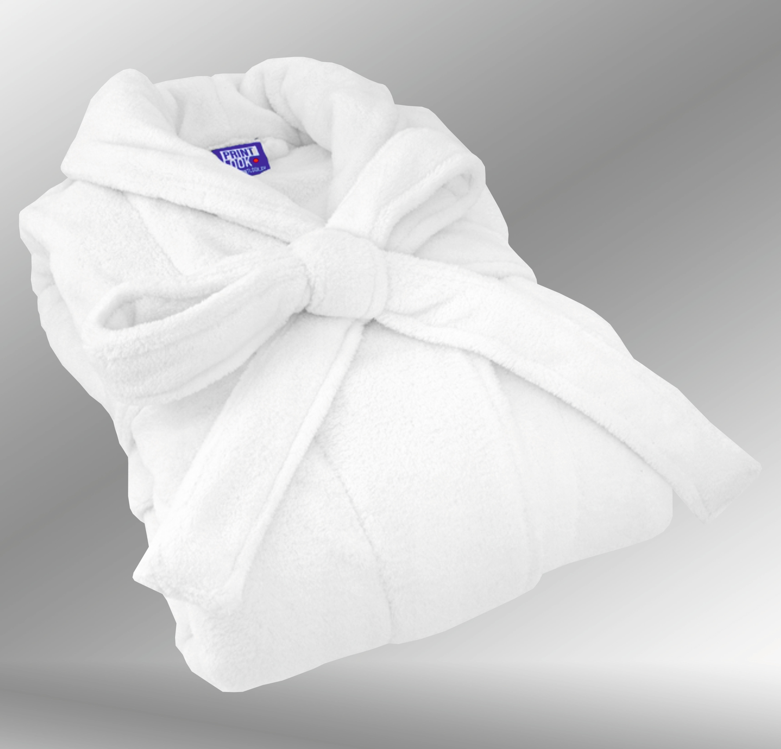 SZLAFROKI BIAŁE Z HAFTEM 2 szt unisex PREZENT personalizowany dużo wzorów