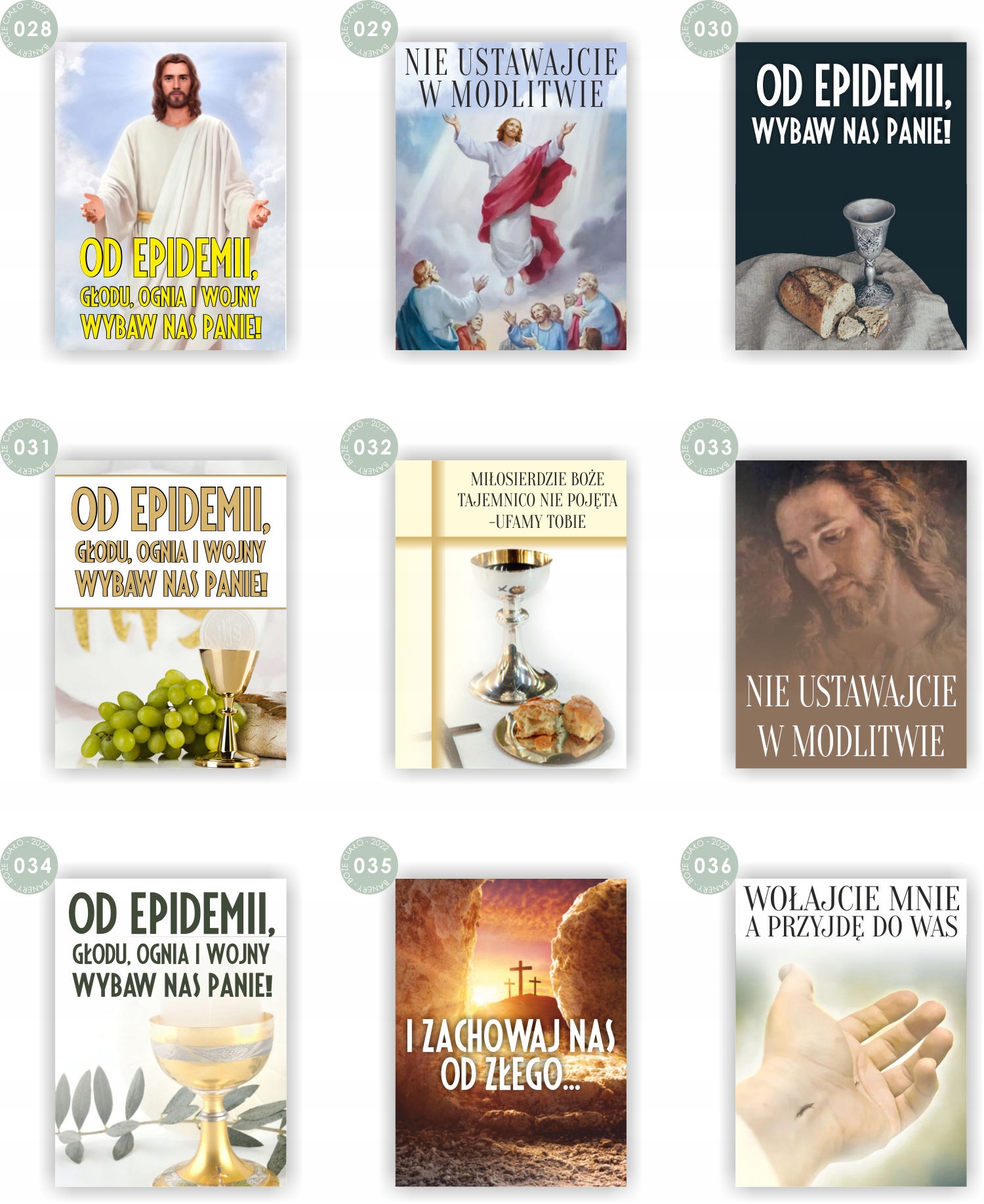 BANER NA BOŻE CIAŁO dekoracja OŁTARZA gotowy wzór