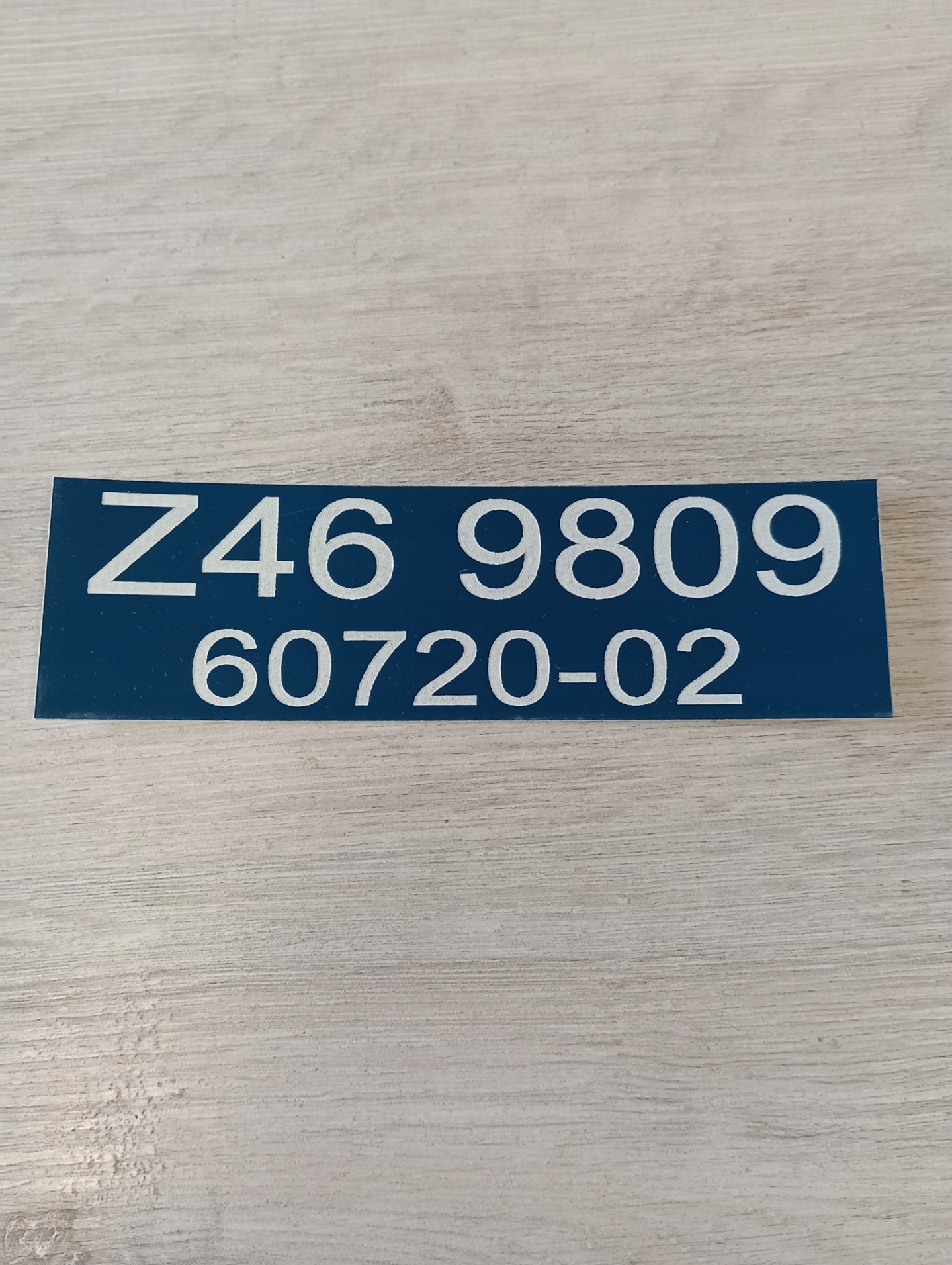 Tabliczka na kabel OZNACZNIKI KABLOWE oznacznik przewodów 8x3 cm