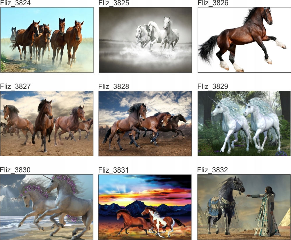 FOTOTAPETA KONIE W GALOPIE