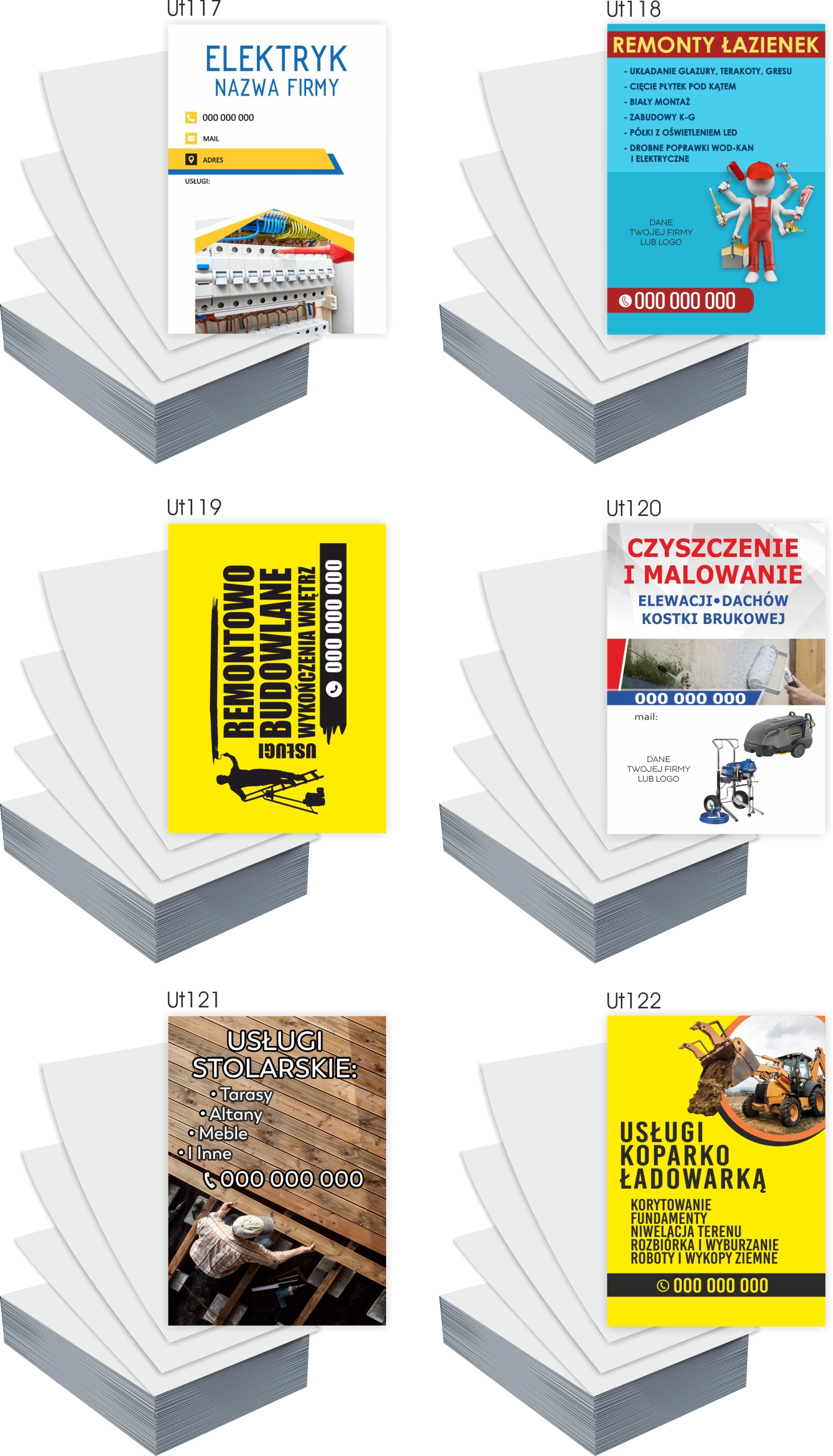 Ulotki A5 5000 szt USŁUGI STYLIZACJI PAZNOKCI reklamowe + PROJEKT GRATIS