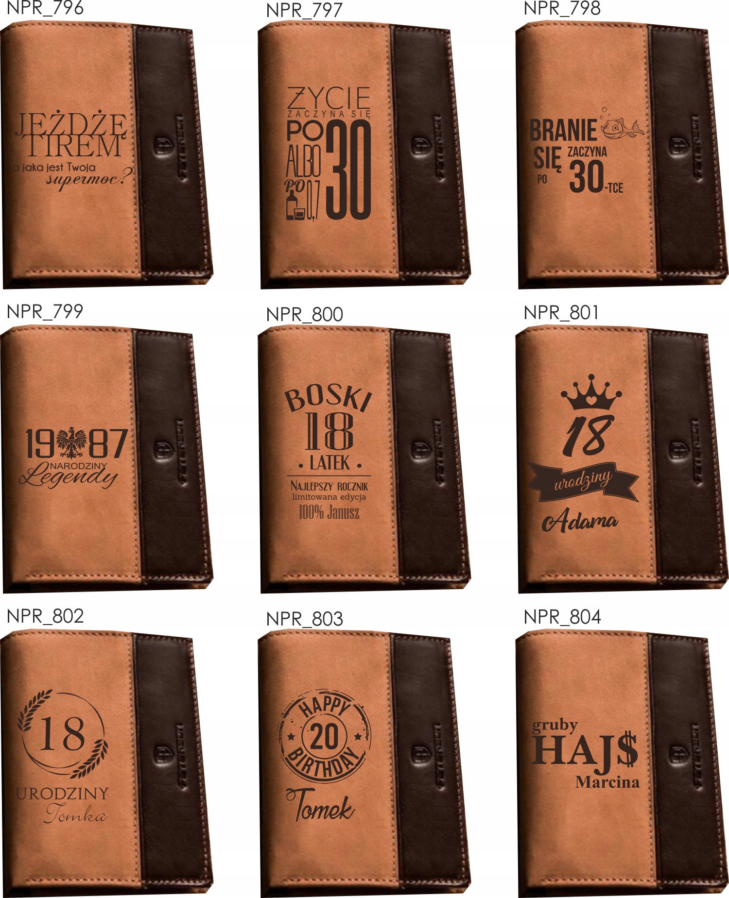 Portfel dla SZEFA Twój tekst imię JAKOŚĆ grawer PL