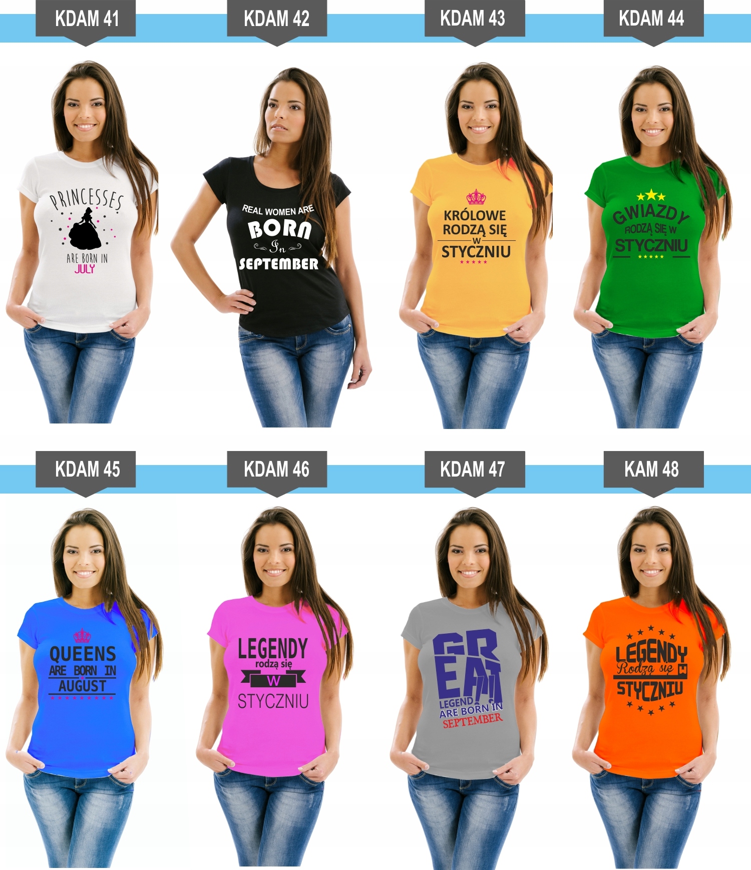 Koszulka PREZENT na urodziny 18 20 30 40 50 60 70