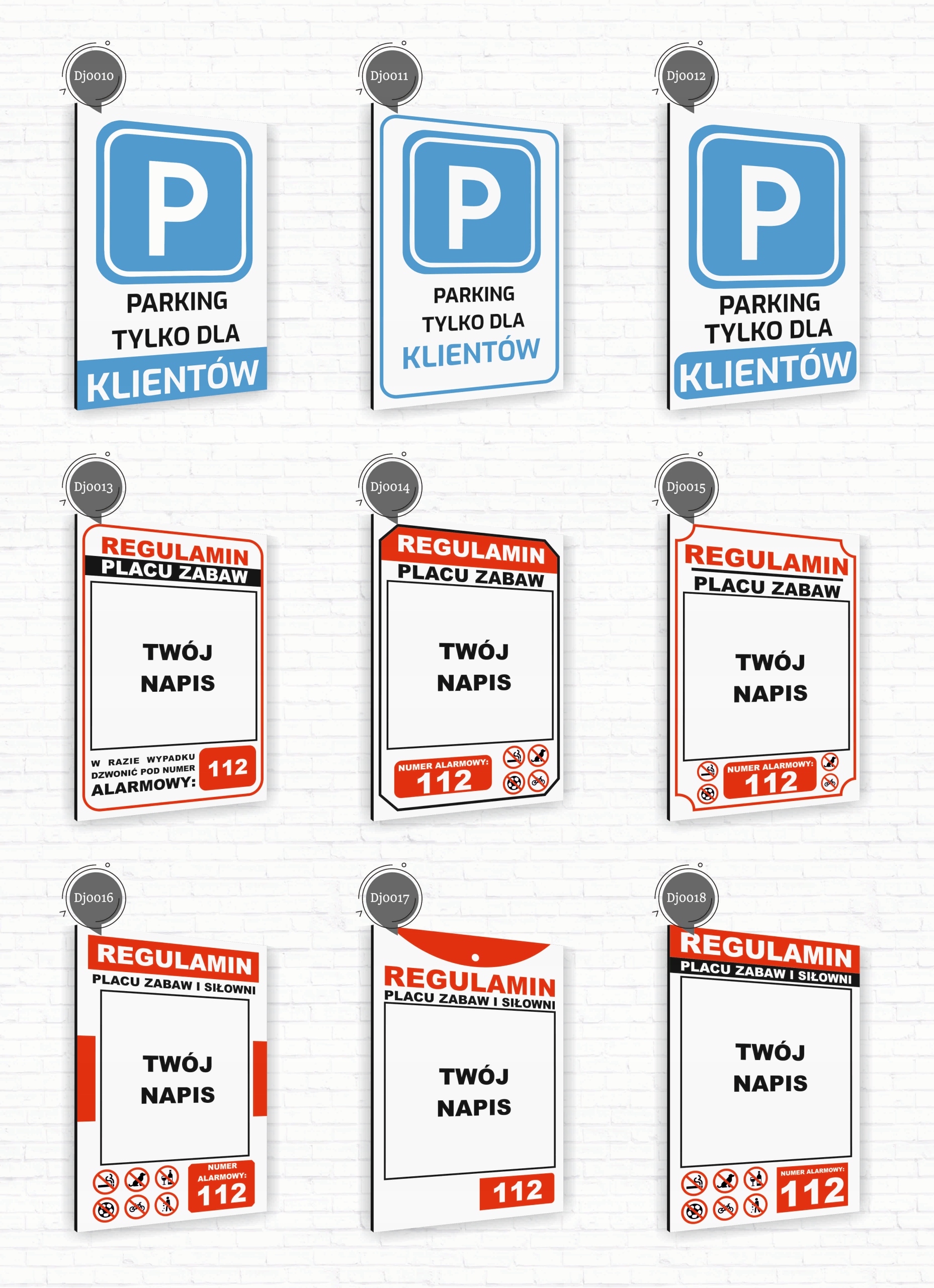 Tabliczka znak informacyjny 30x20 Biała RYZYKO UTRATY PALCÓW Nierdzewna