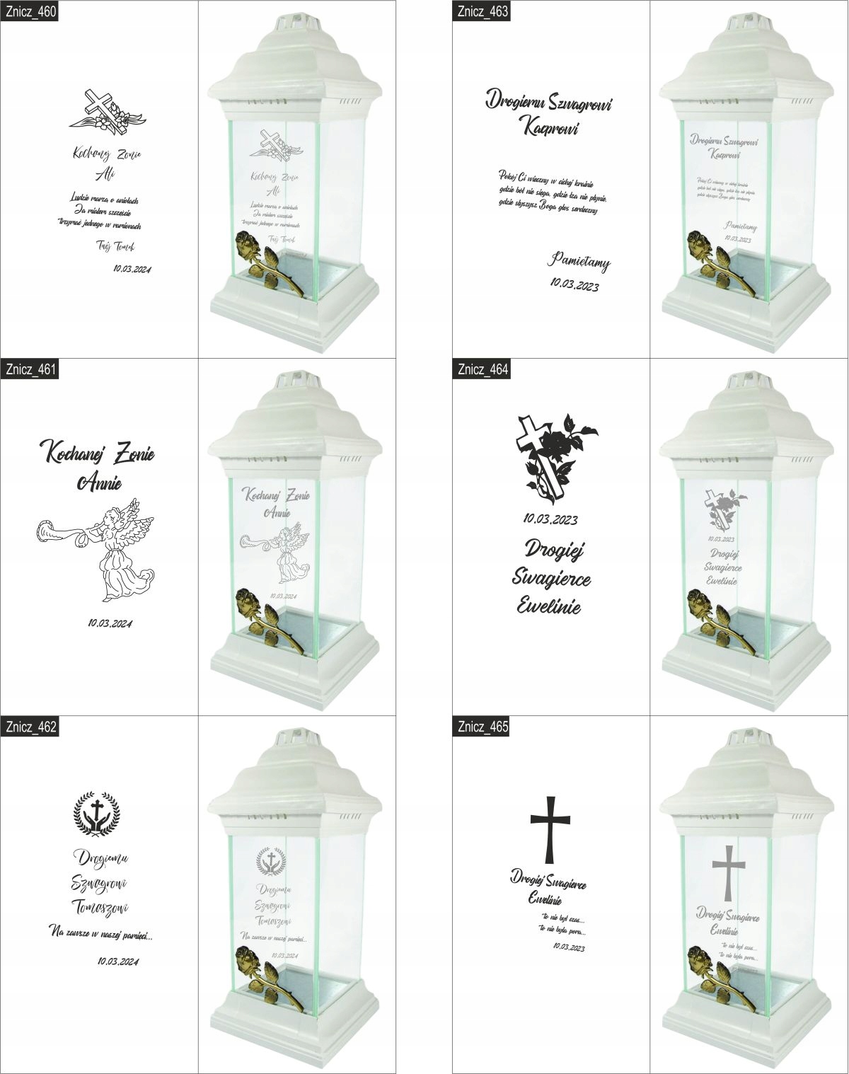 ZNICZ kapliczka dla PRADZIADKA grawer DEDYKACJA