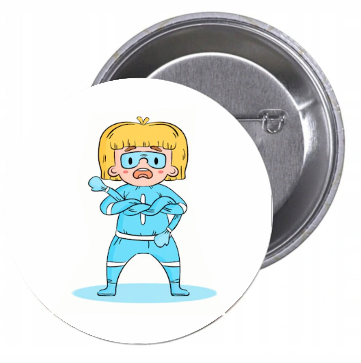 Przypinki buttony SUPER BOHATER badziki twoj wybór