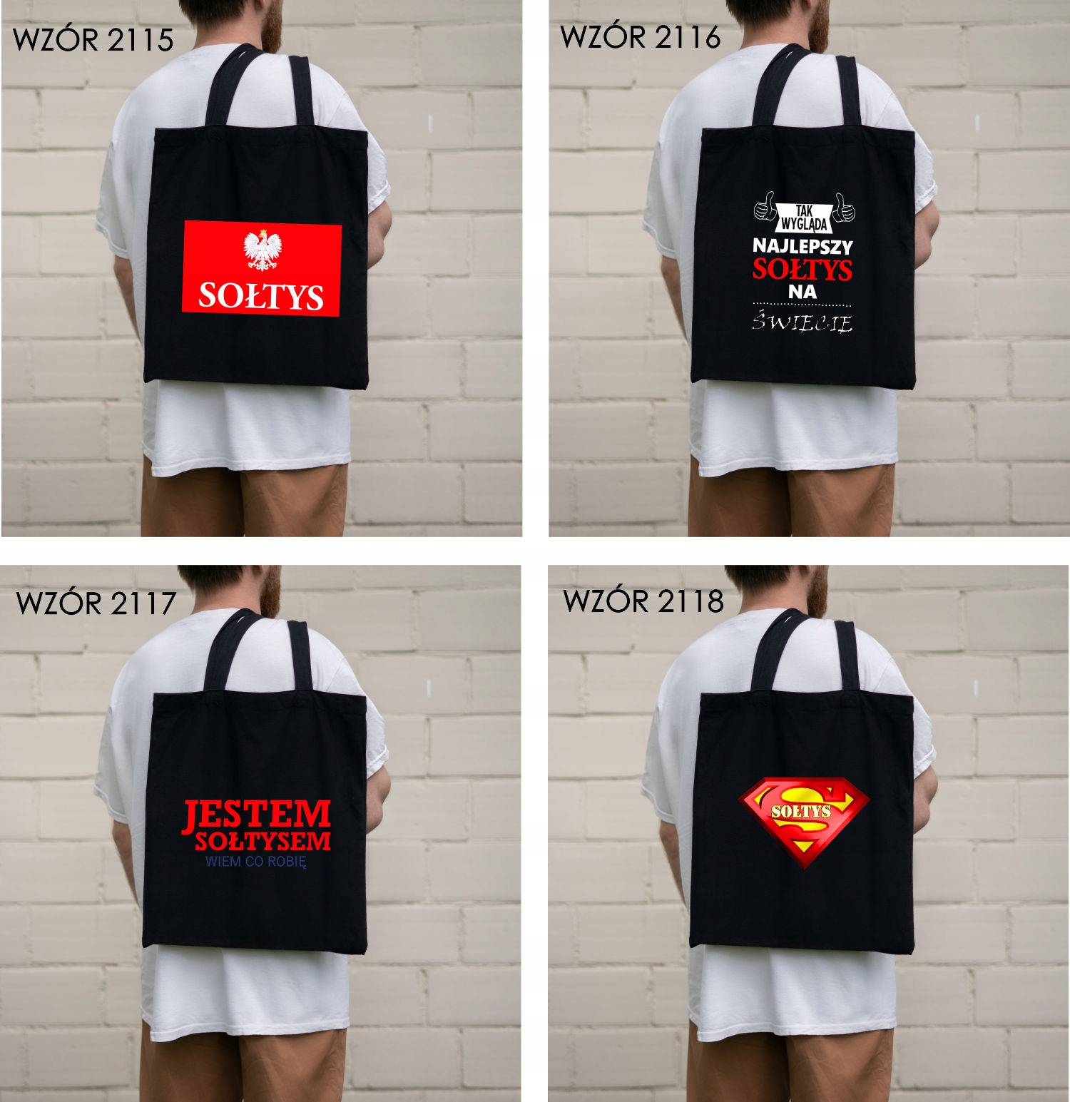 Torba z nadrukiem PREZENT dla SOŁTYSA SOŁTYS