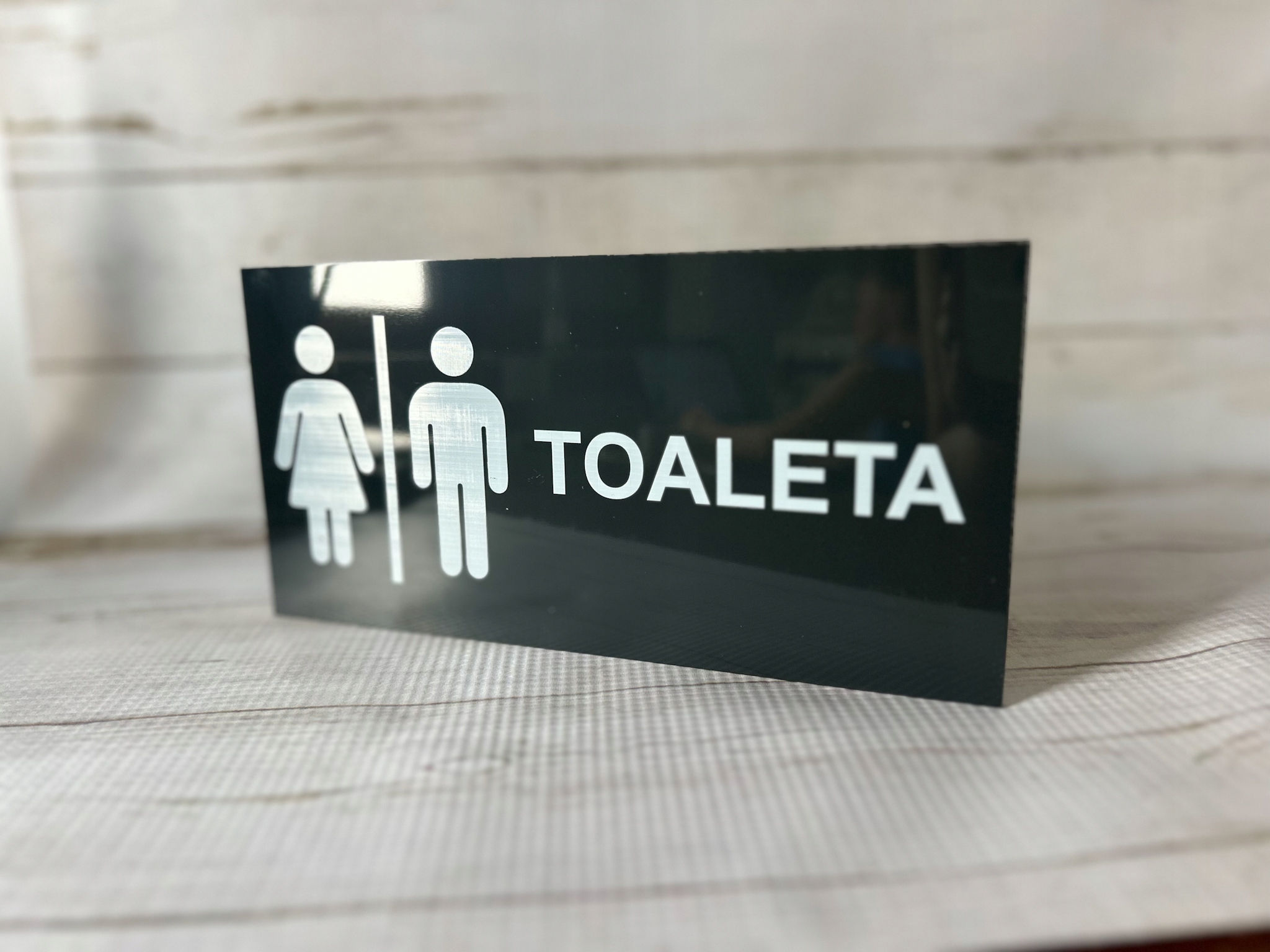 Tabliczka znak informacyjny 40x30 Antracyt NIE PRZYPINAĆ ROWERÓW Aluminiowa