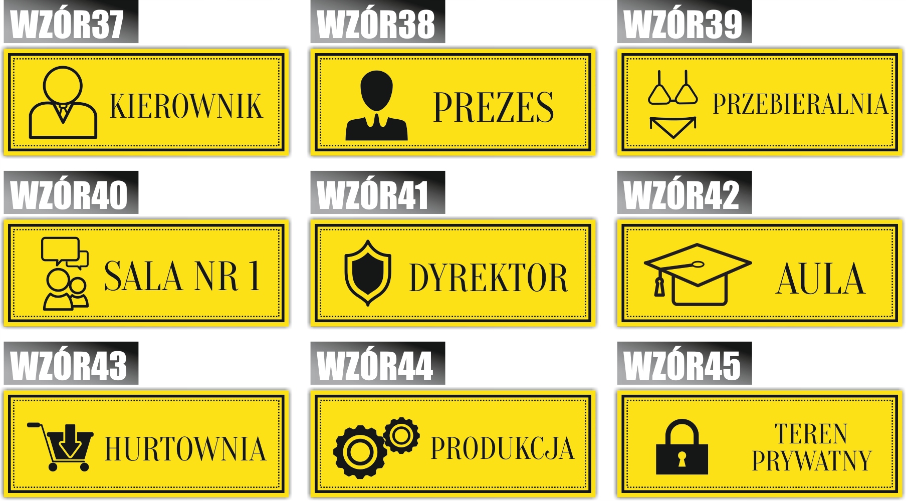 Tabliczka nierdzewana grawer TOALETA