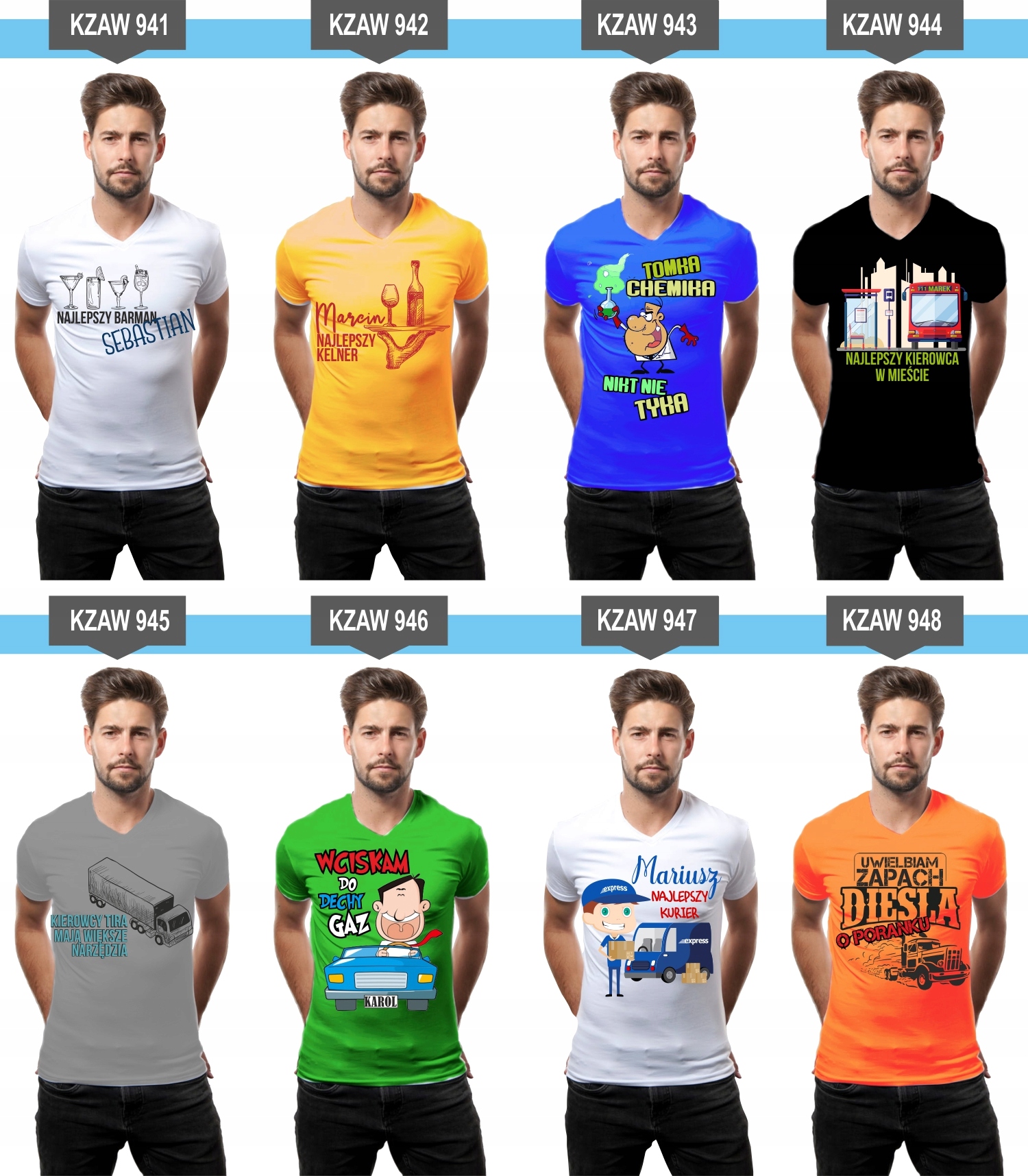 Koszulka z nadrukiem PREZENT dla kierowcy TIRA