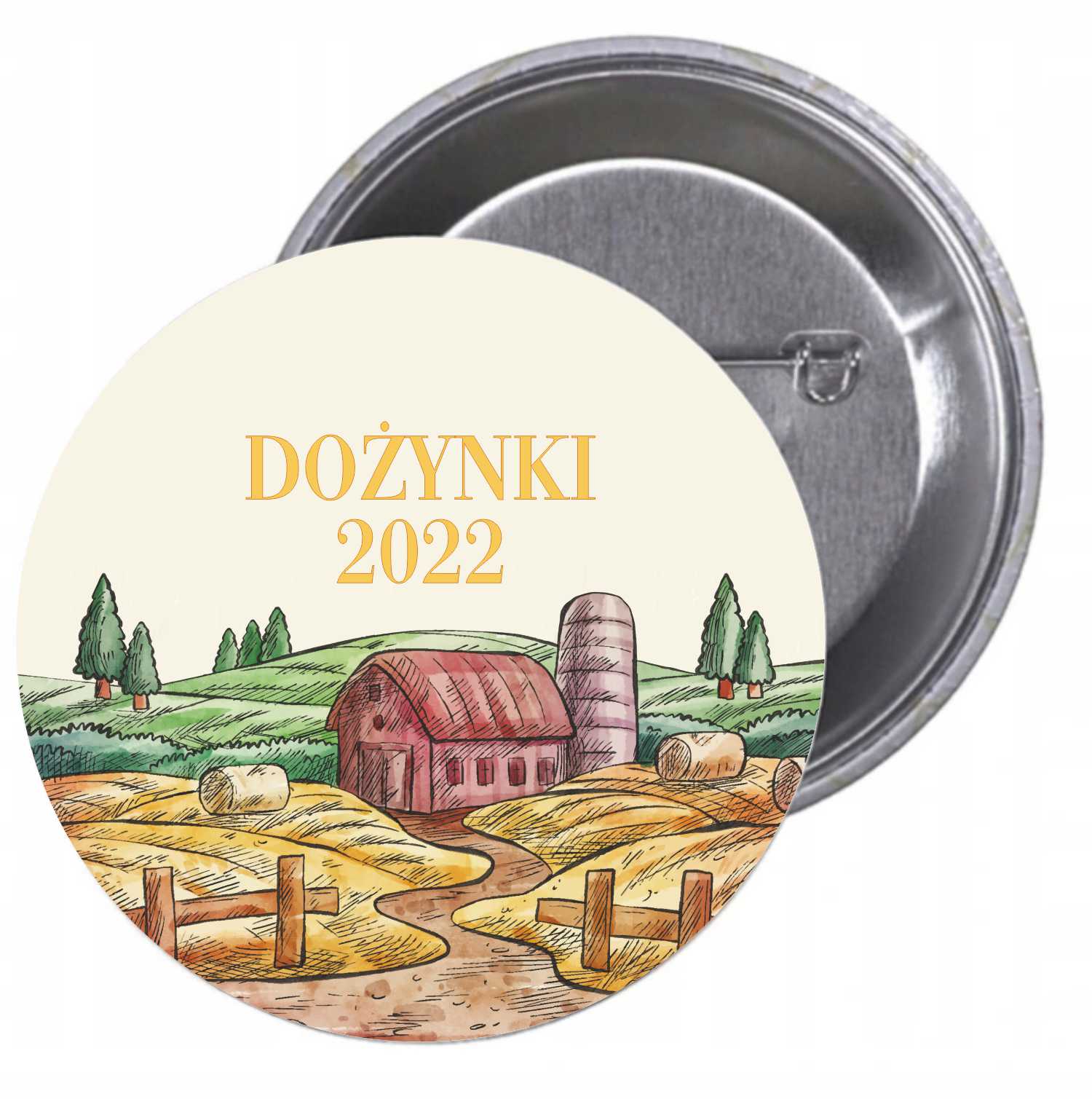 Przypinki buttony HIT DOŻYNKI 2022