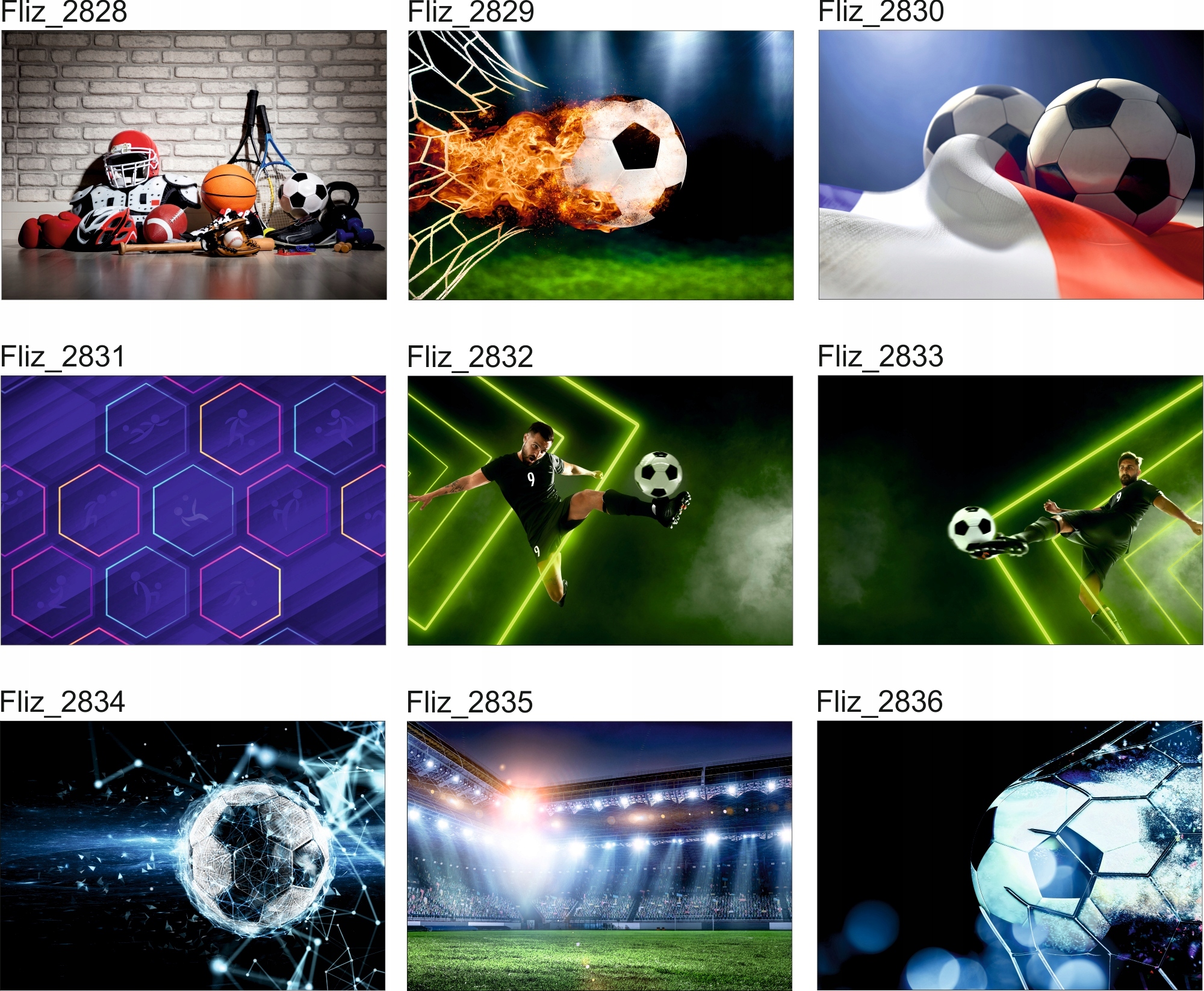 FOTOTAPETY piłkarskie sportowe PIŁKA NOŻNA 200x130