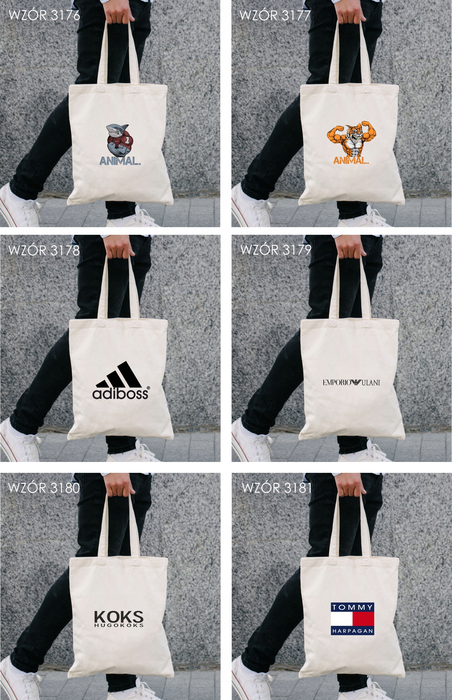 Eko Torba z nadrukiem PREZENT DOBRY DZIK