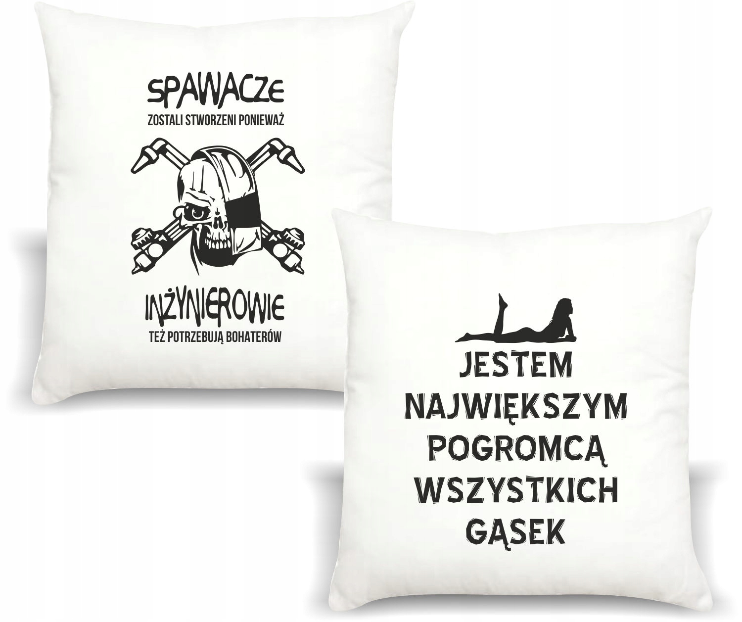 Poduszka z nadrukiem PREZENT dla SPAWACZA