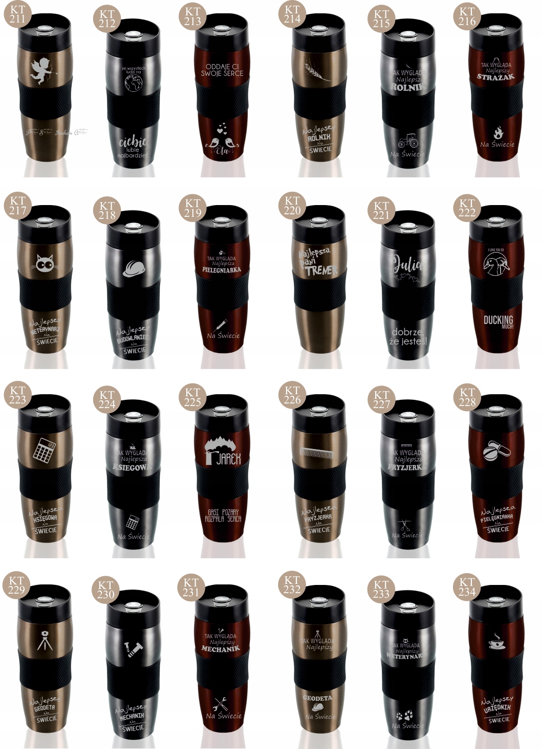 Kubek termiczny z grawerem na prezent do kawy