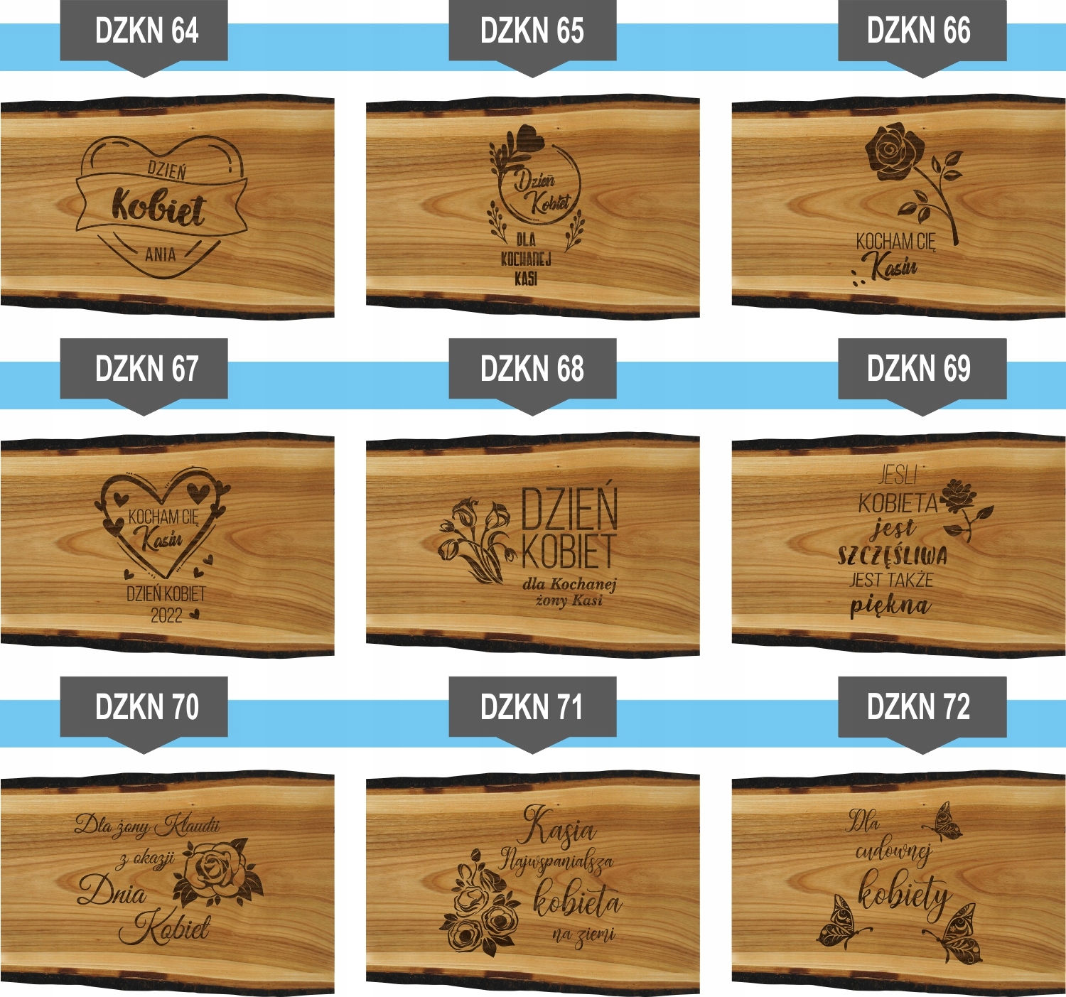 Deska z grawerem PREZENT na NOWY DOM osiedliny HIT