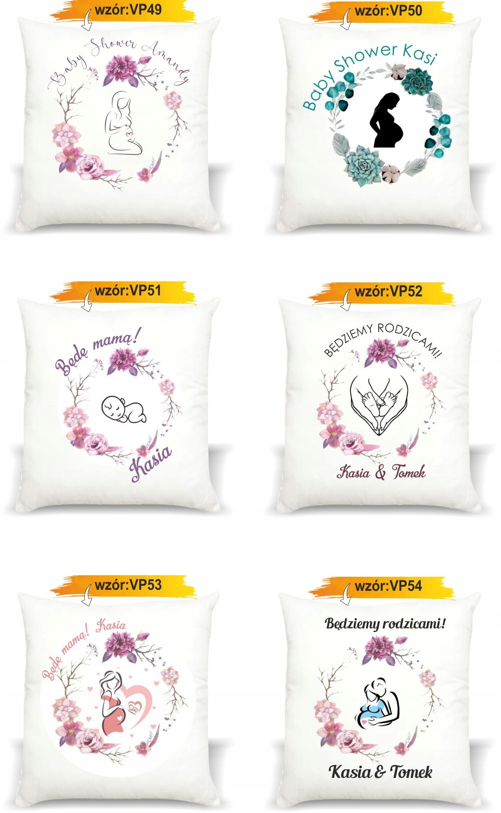 foto PODUSZKA PREZENT dla przyszłych dziadków