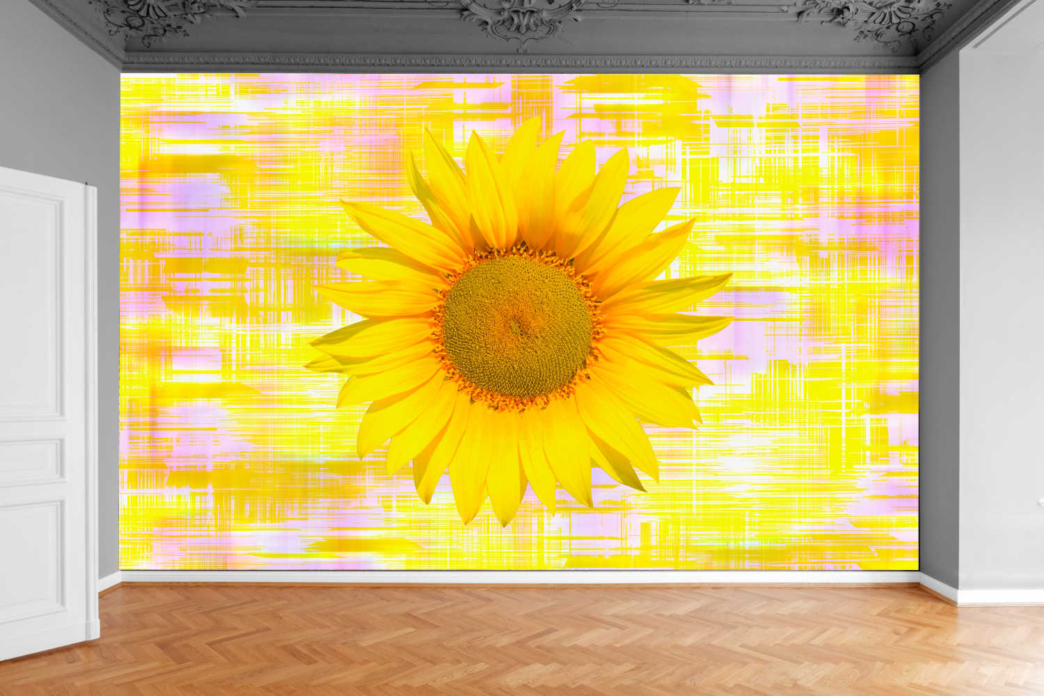 Fototapeta ŻÓŁTE SŁONECZNIKI SŁONECZNE 390x280