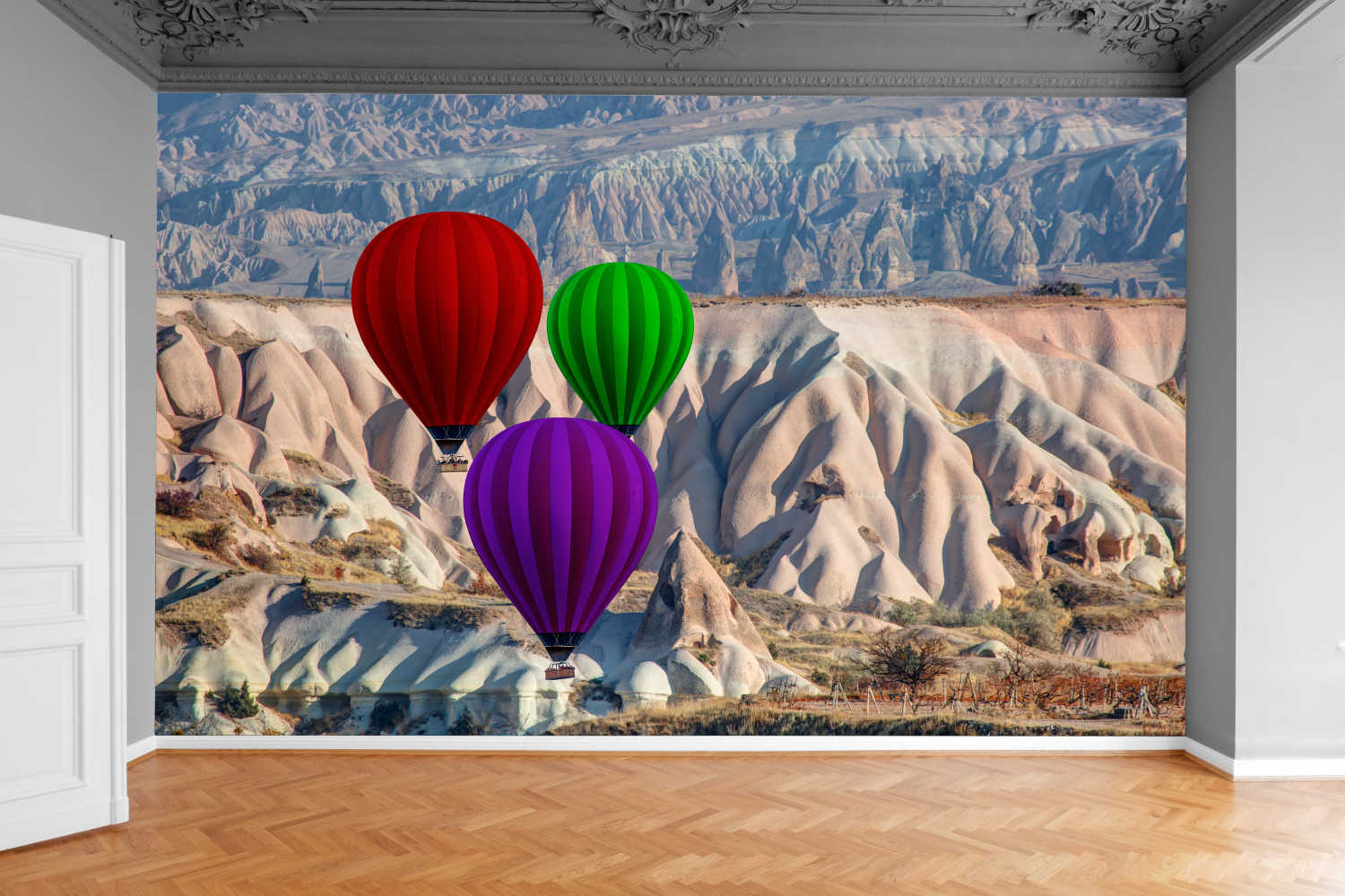 Fototapeta BALONY NAD WIDOKIEM SKALNYM 390x280