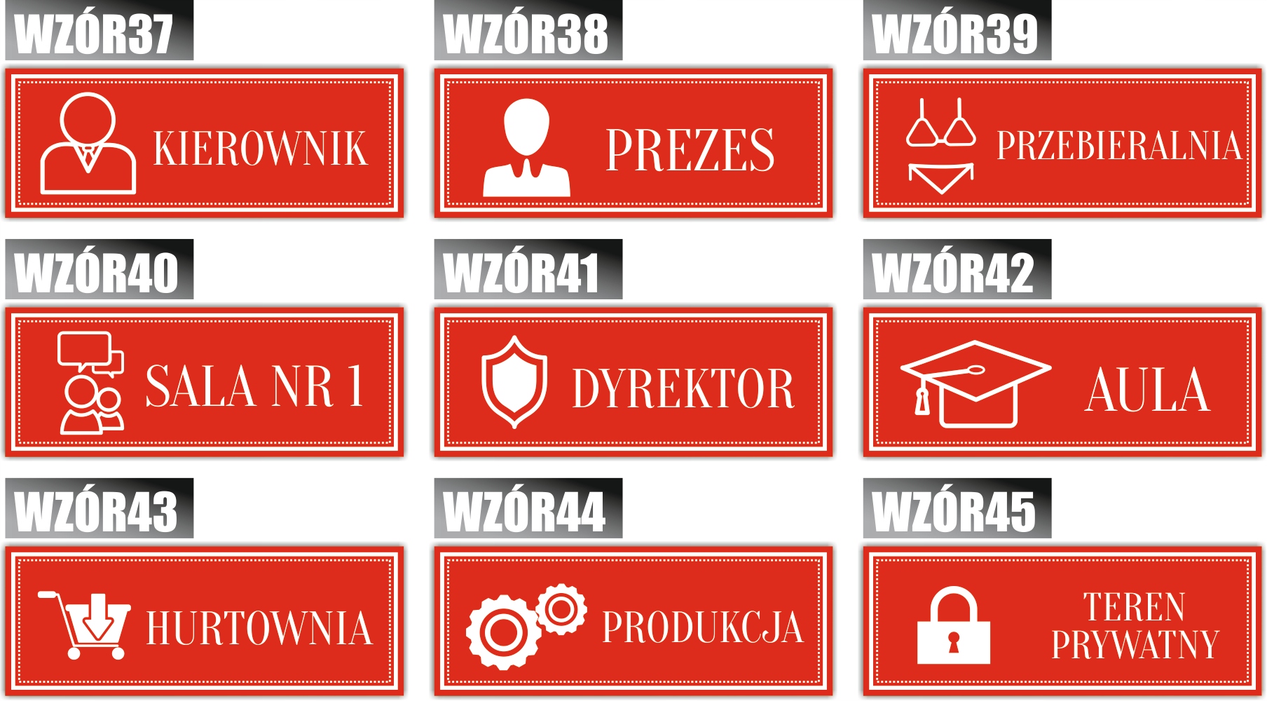 Tabliczka Grawerowana na drzwi KAWIARNIA