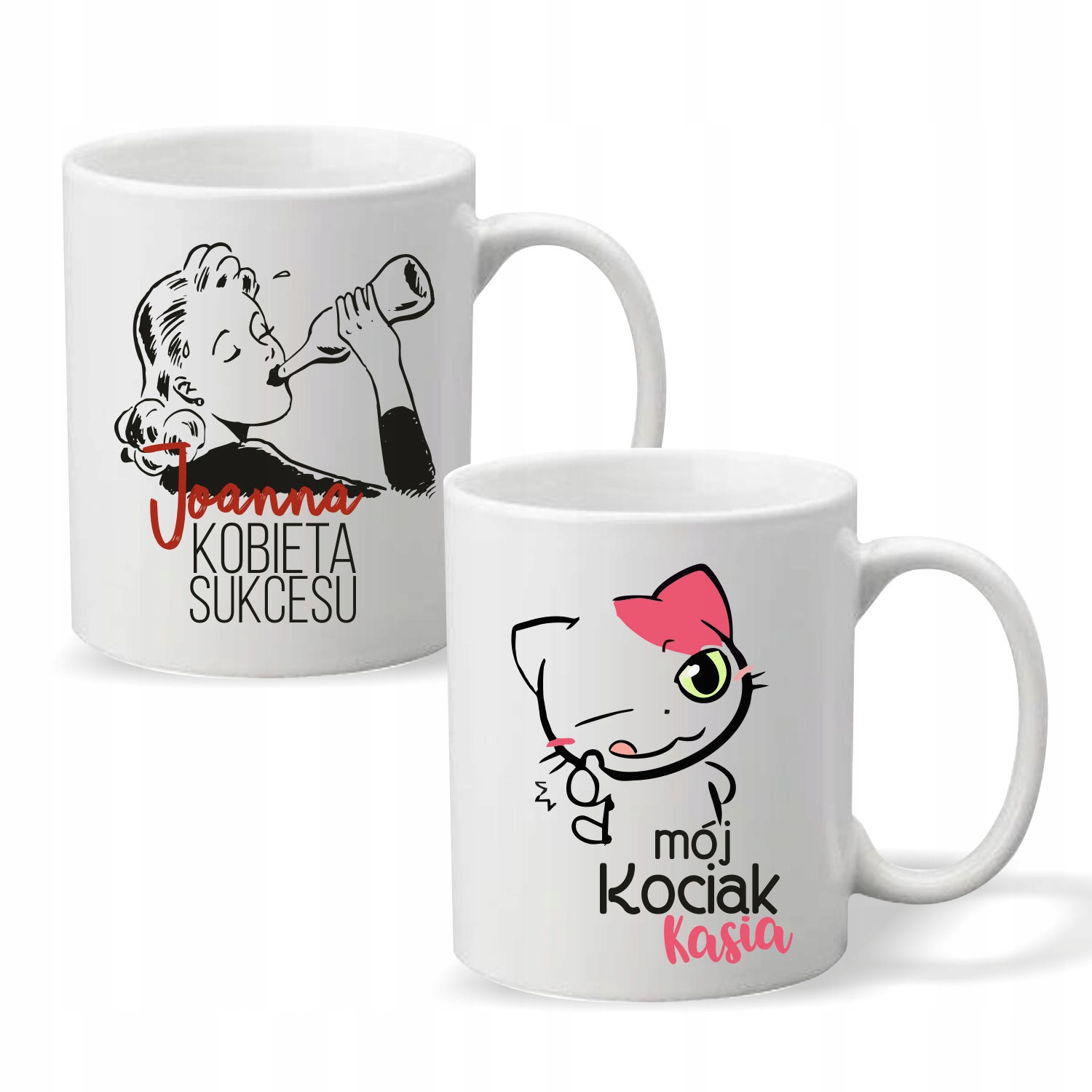 Kubek z imieniem PREZENT KOBIETA SUKCESU