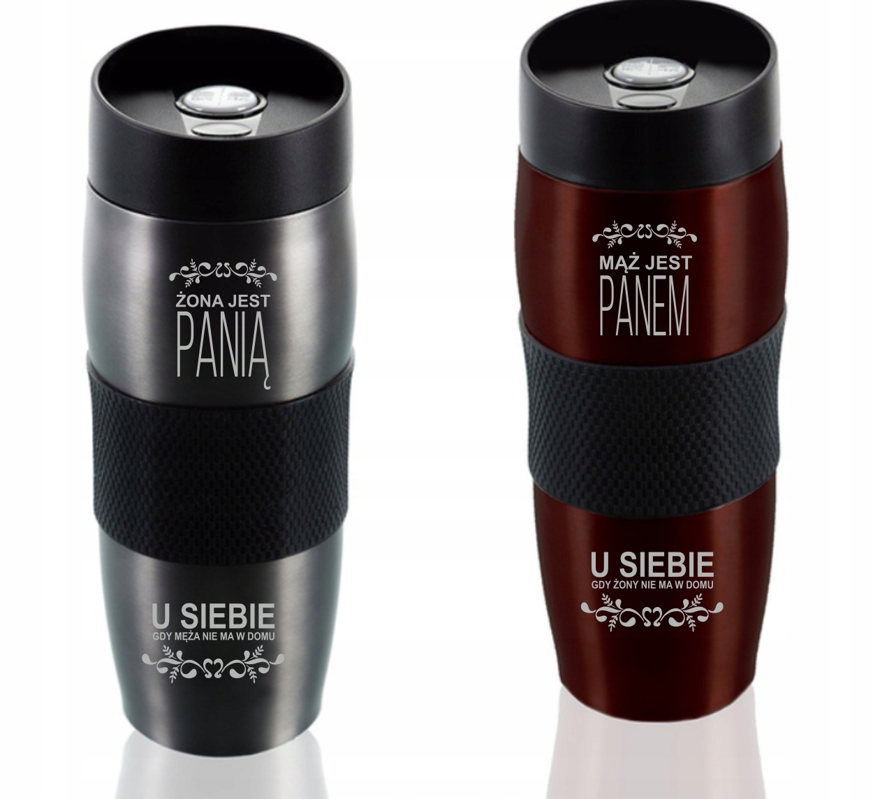 Kubek termiczny dla par prezent na rocznicę ślubu