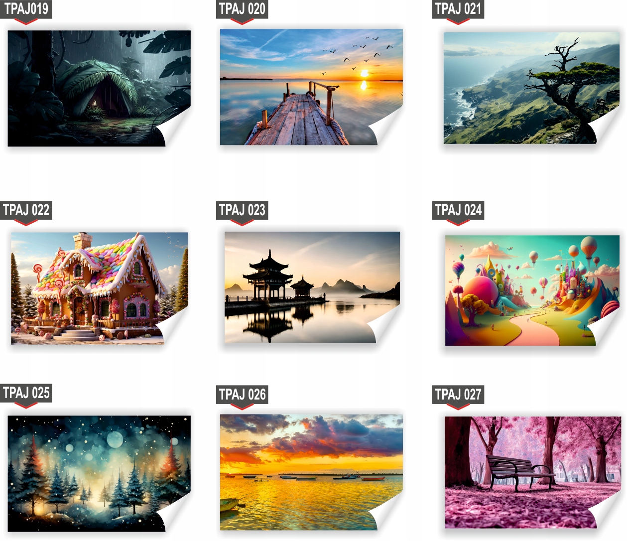 Fototapeta PREMIUM STRUKTURA ZMYWALANA zachód słońca w górach sezon zimowy