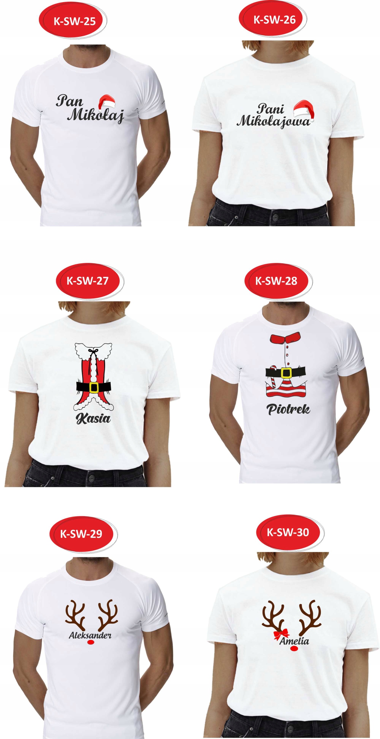 Koszulka na Święta MIKOŁAJKI prezent Babci Dziadka