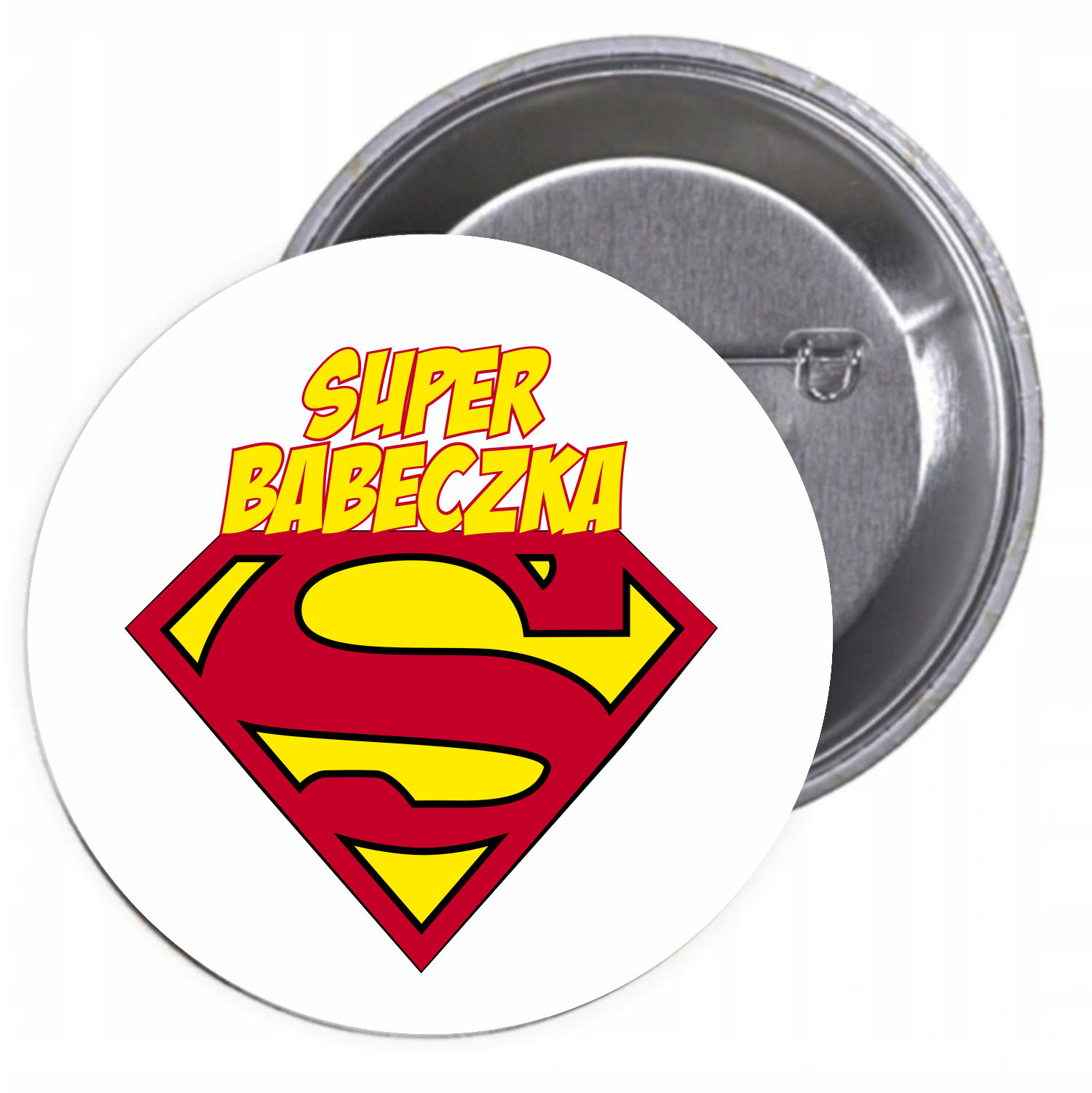 Przypinki buttony DZIEŃ KOBIET SUPER BABECZKA