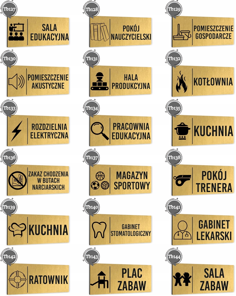 Tabliczka na drzwi znak napis Piktogram Tablica informacyjna Aluminium