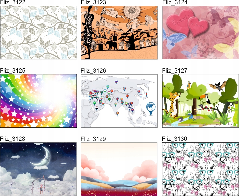 Fototapeta dla dzieci Mapa świata 380x256