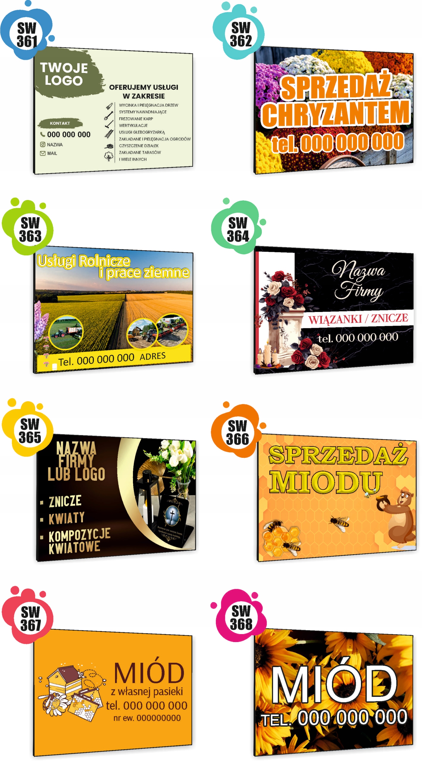 TABLICZKA REKLAMOWA szyld z dibondu nadruk 40x30 cm czyszczenie aut