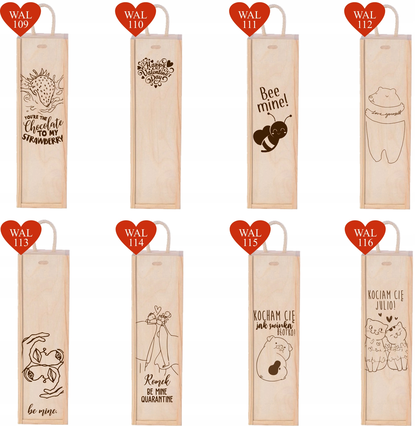 Skrzynka na wino grawer super prezent DZIEŃ KOBIET twój napis