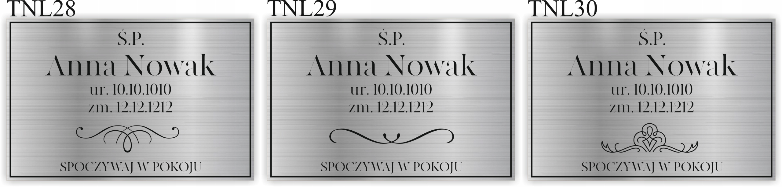 TABLICZKA NA GRÓB NAGROBKOWA TABLICA NAGROBNA