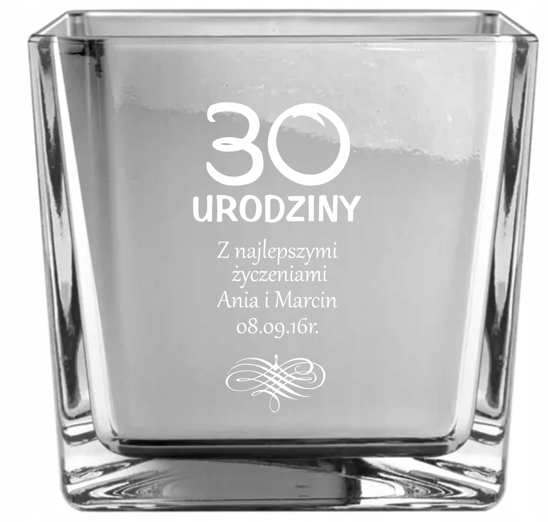 SREBRNY WAZON z grawerem super pamiątka urodziny