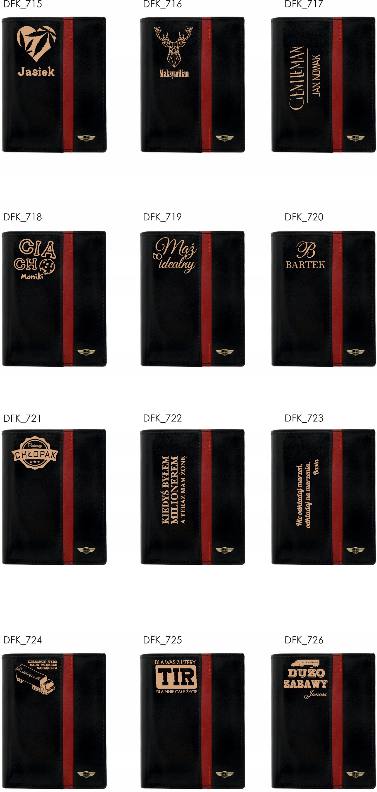 Portfel TWÓJ grawer CAVALDI polska marka JAKOŚĆ