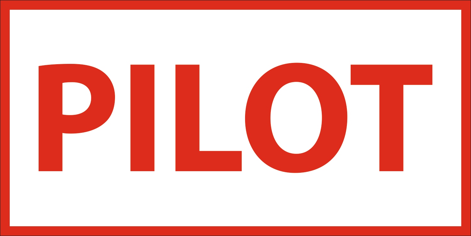 Naklejka magnetyczna Magnes PILOT 40x15cm odblask