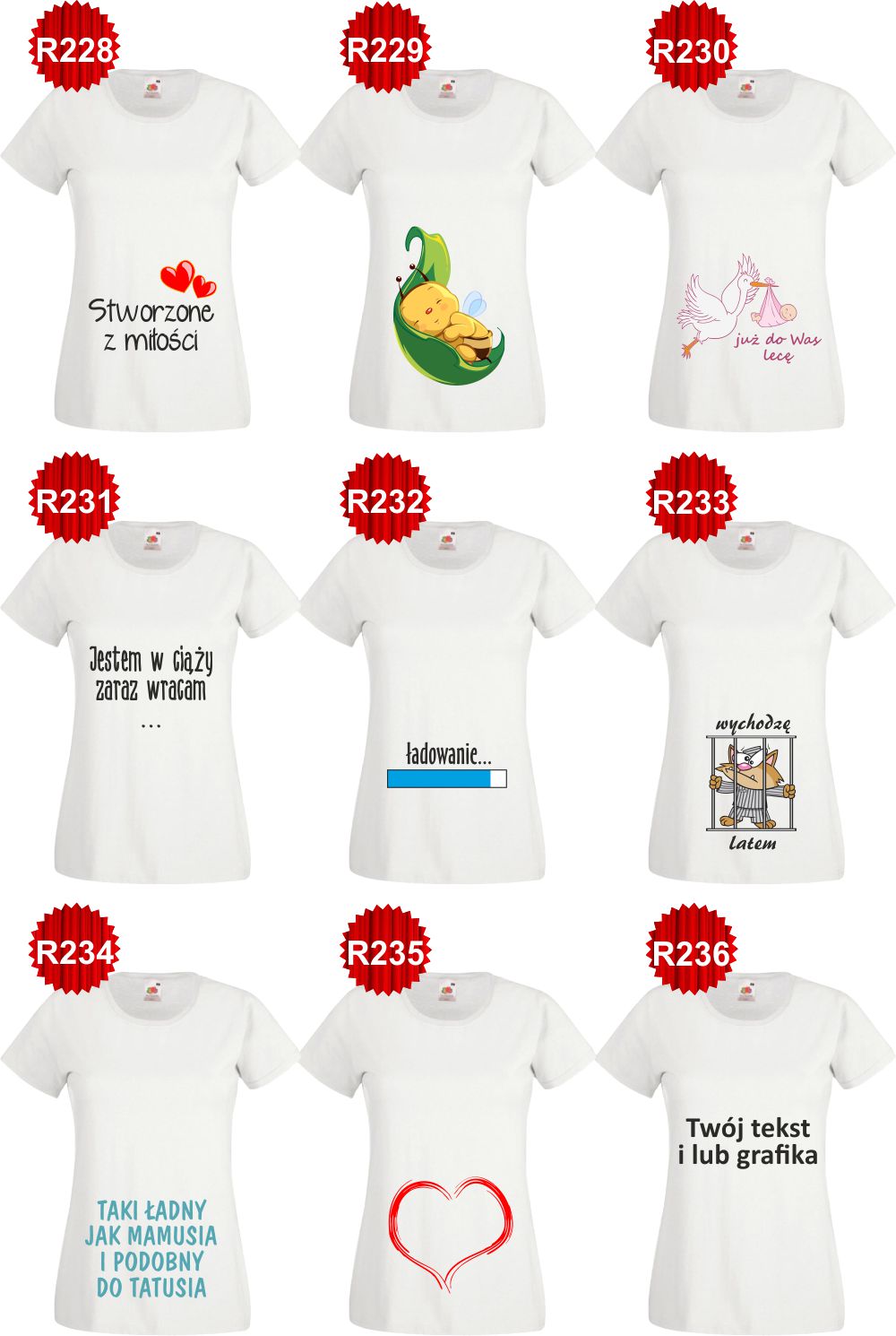 damska Koszulka kibica SIATKÓWKI T-SHIRT nadruk