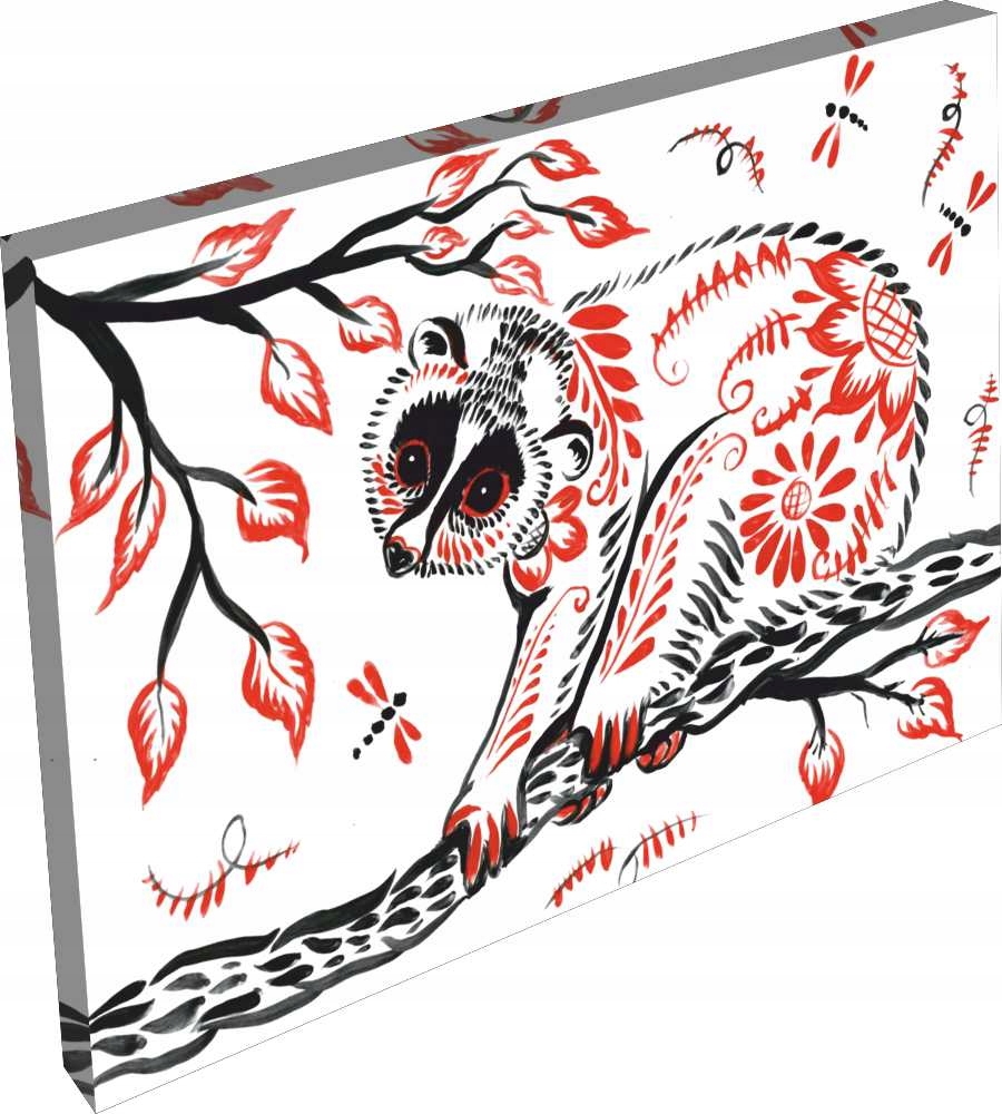 OBRAZ do pokoju salonu sypialni zwierzęta 120x80