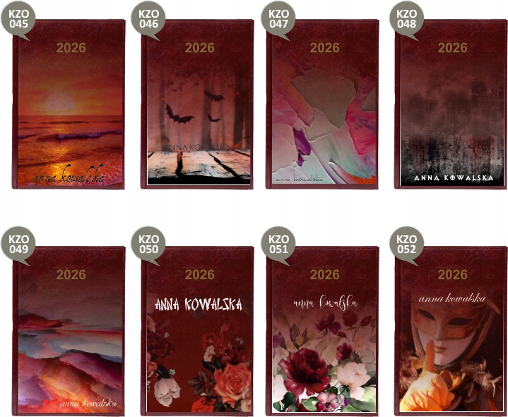 Tygodniowy KALENDARZ 2026 z TWOIM IMIENIEM A5 książkowy DOWOLNY NADRUK