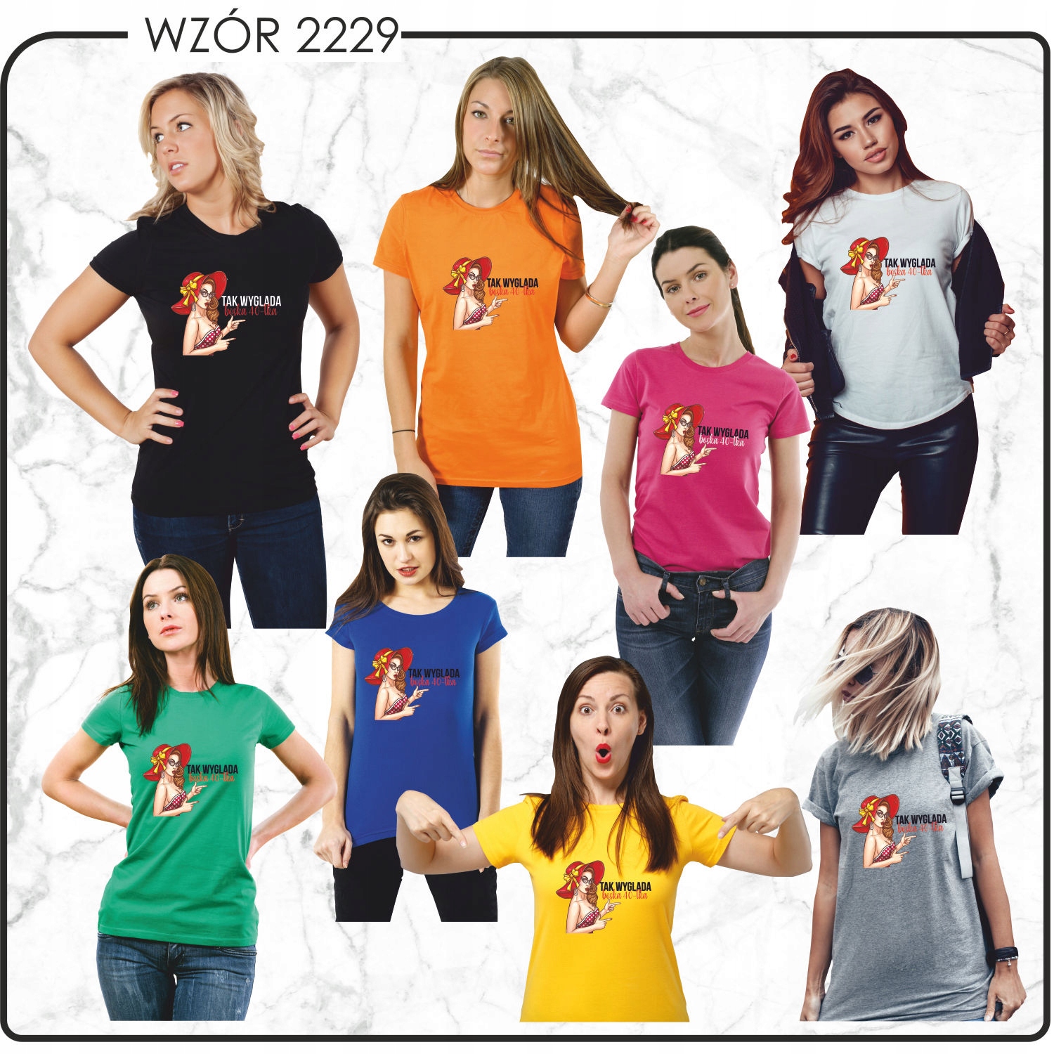 KOSZULKA prezent na Urodziny 18 20 30 40 50 60 70