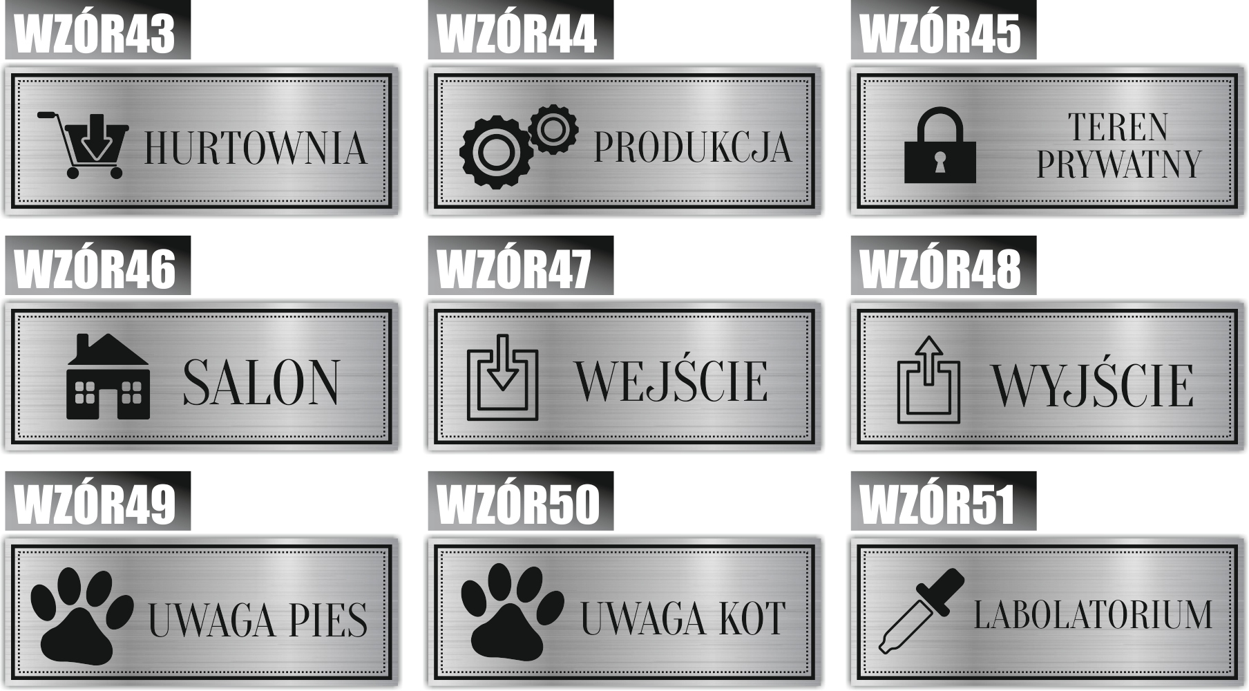 Tabliczka Grawerowana piktogram LABORATORIUM MEDYK