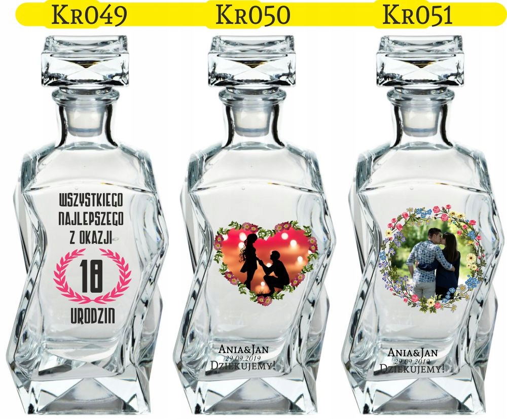 KARAFKA PREZENT na dzień kobiet dla Kobiety nadruk