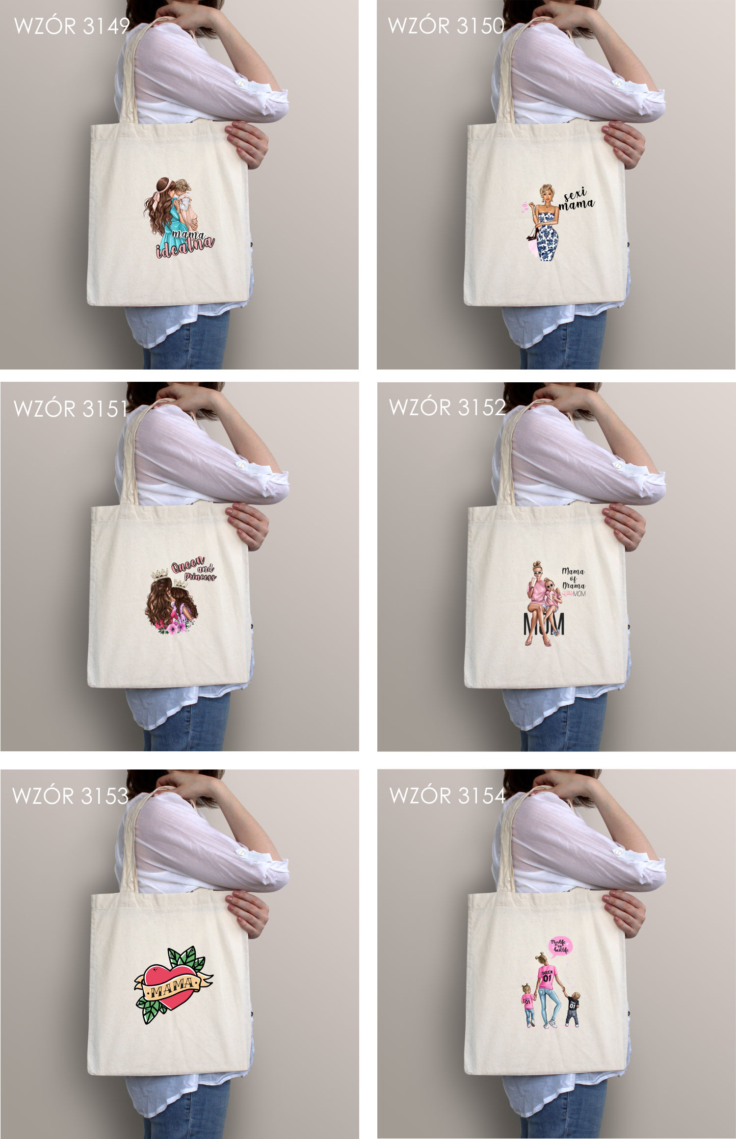 Eko Torba z nadrukiem PREZENT DZIEŃ MAMY MAMA S.A