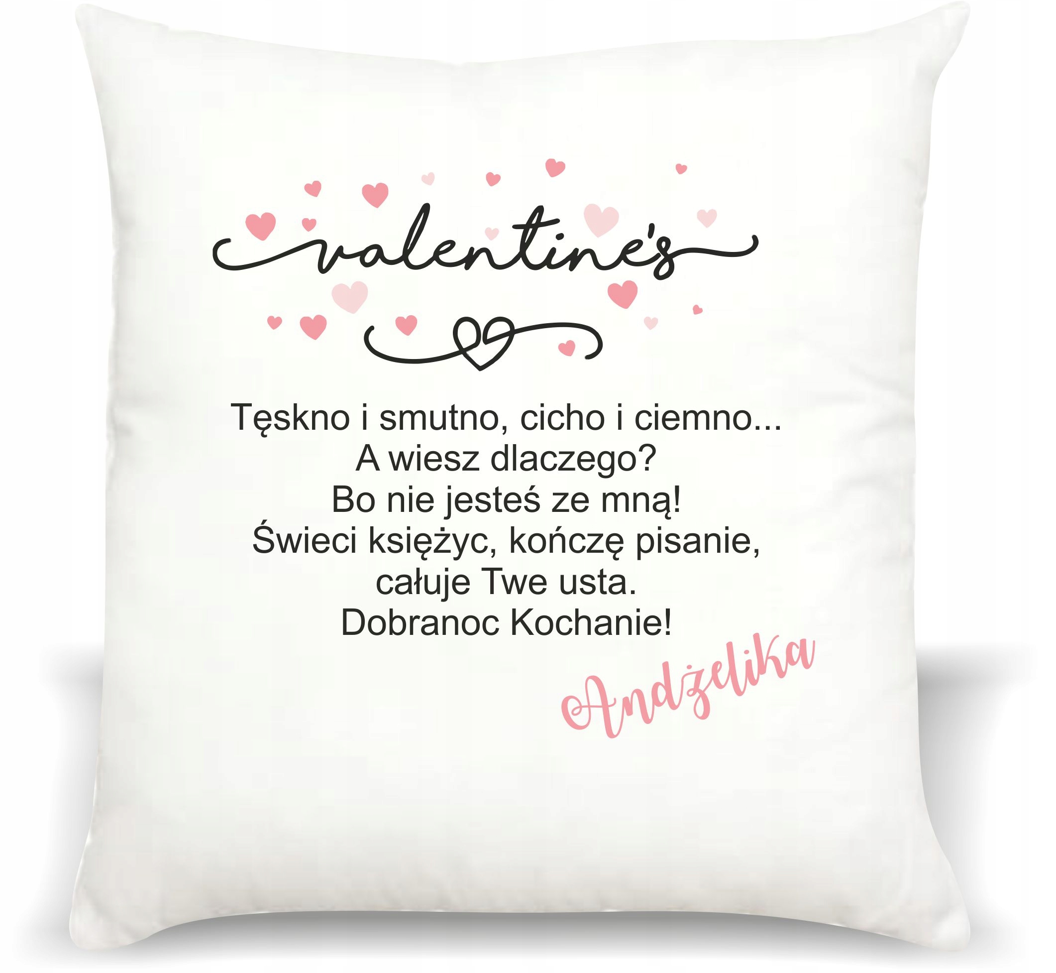foto PODUSZKA PREZENT na Walentynki dla męża żony