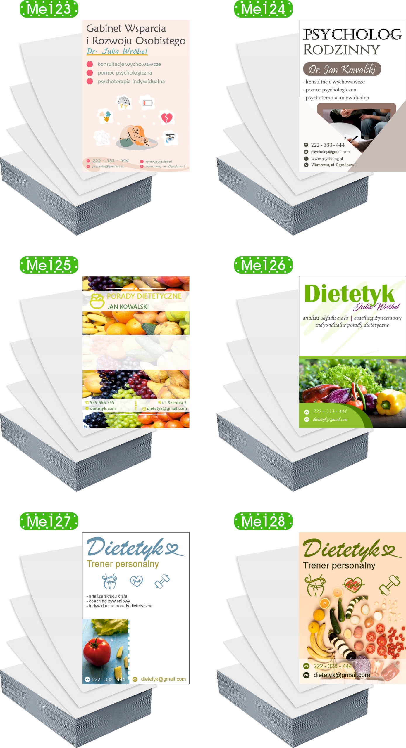 Ulotki A5 100szt reklamowe firmowe duży wybór MEDYCYNA ESTETYCZNA