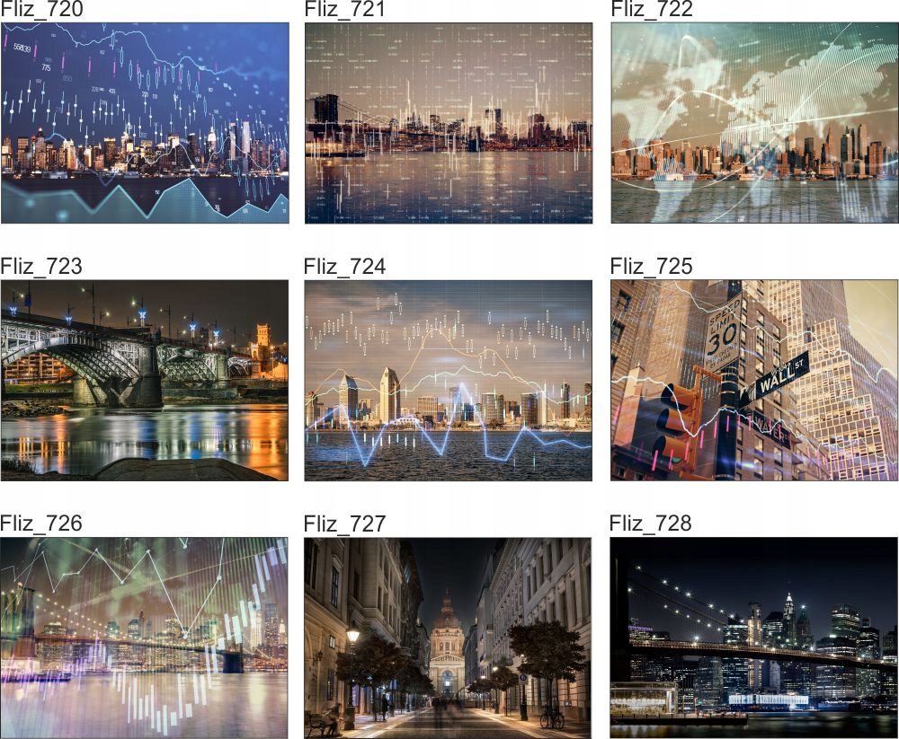 OBRAZ na płótnie Miasto Most Nocą New York 120x80