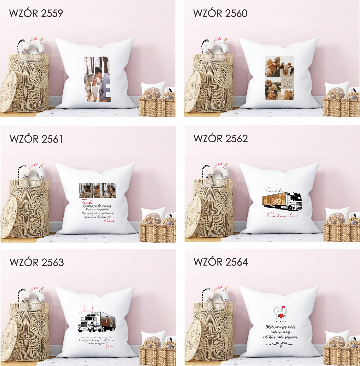 Poduszka z imieniem PREZENT CIOCIA WALENTYNKA