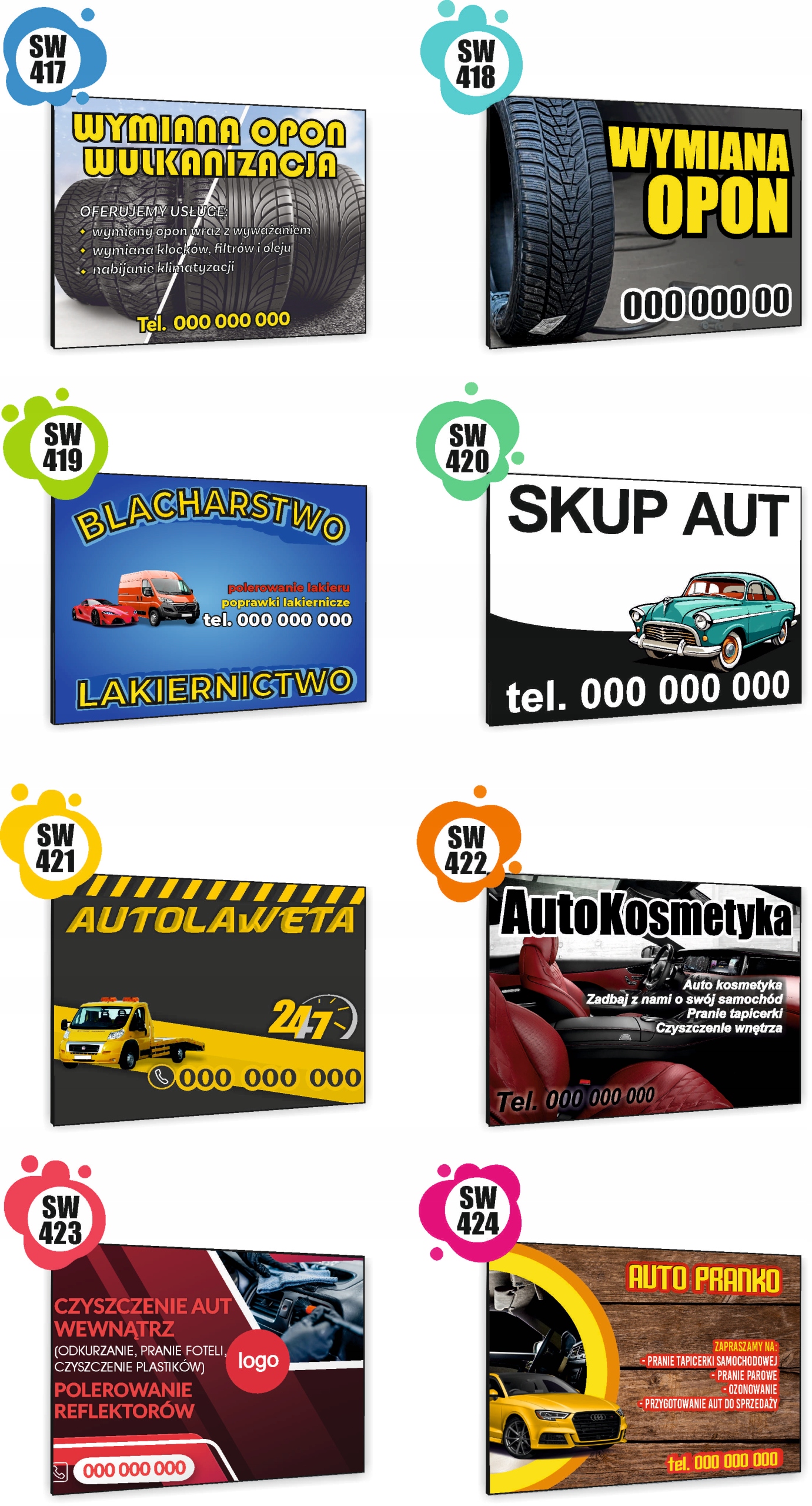 TABLICZKA REKLAMOWA szyld z dibondu nadruk 40x30 cm sprzedaż jajek