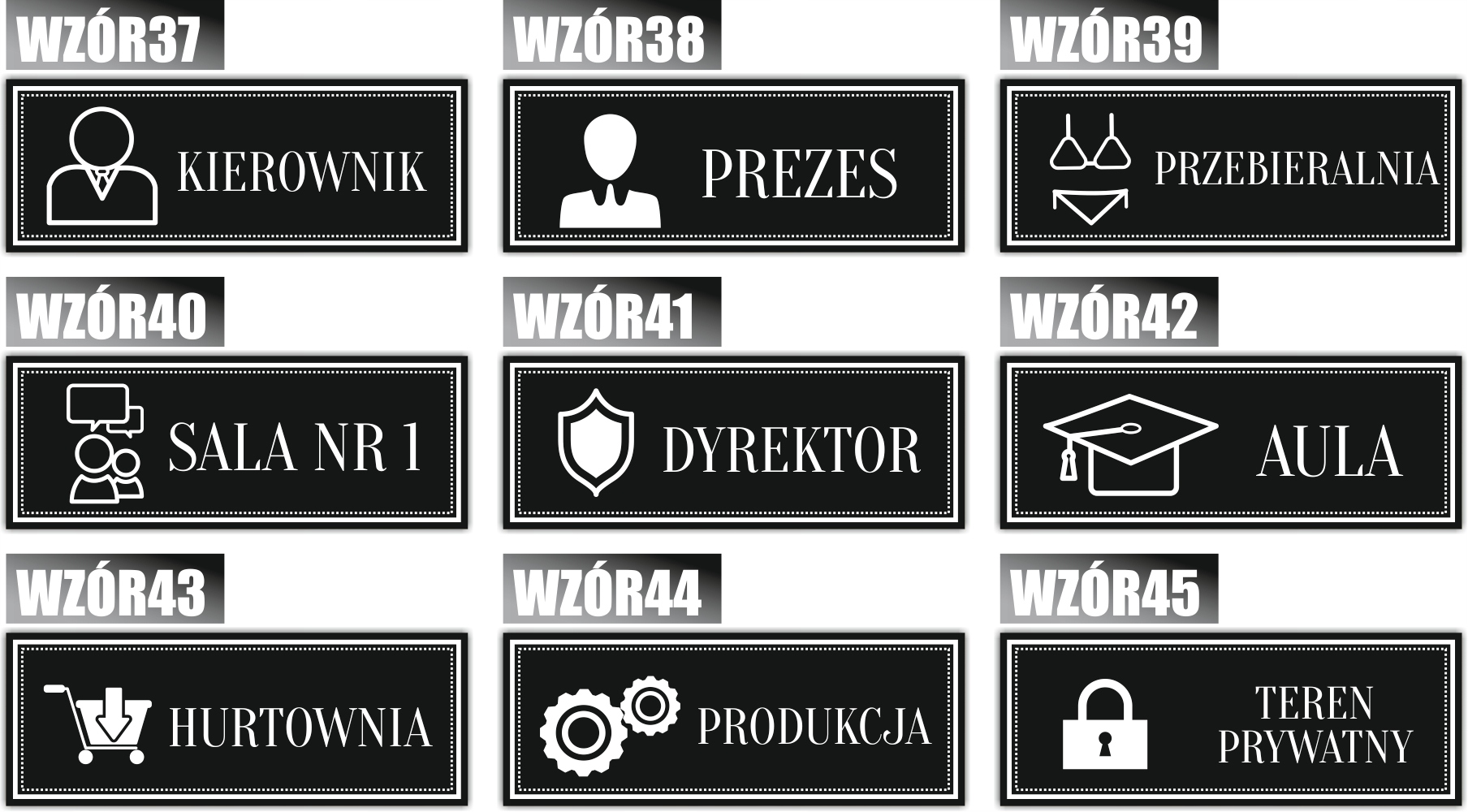 Tabliczka Grawer na Drzwi LABORATORIUM